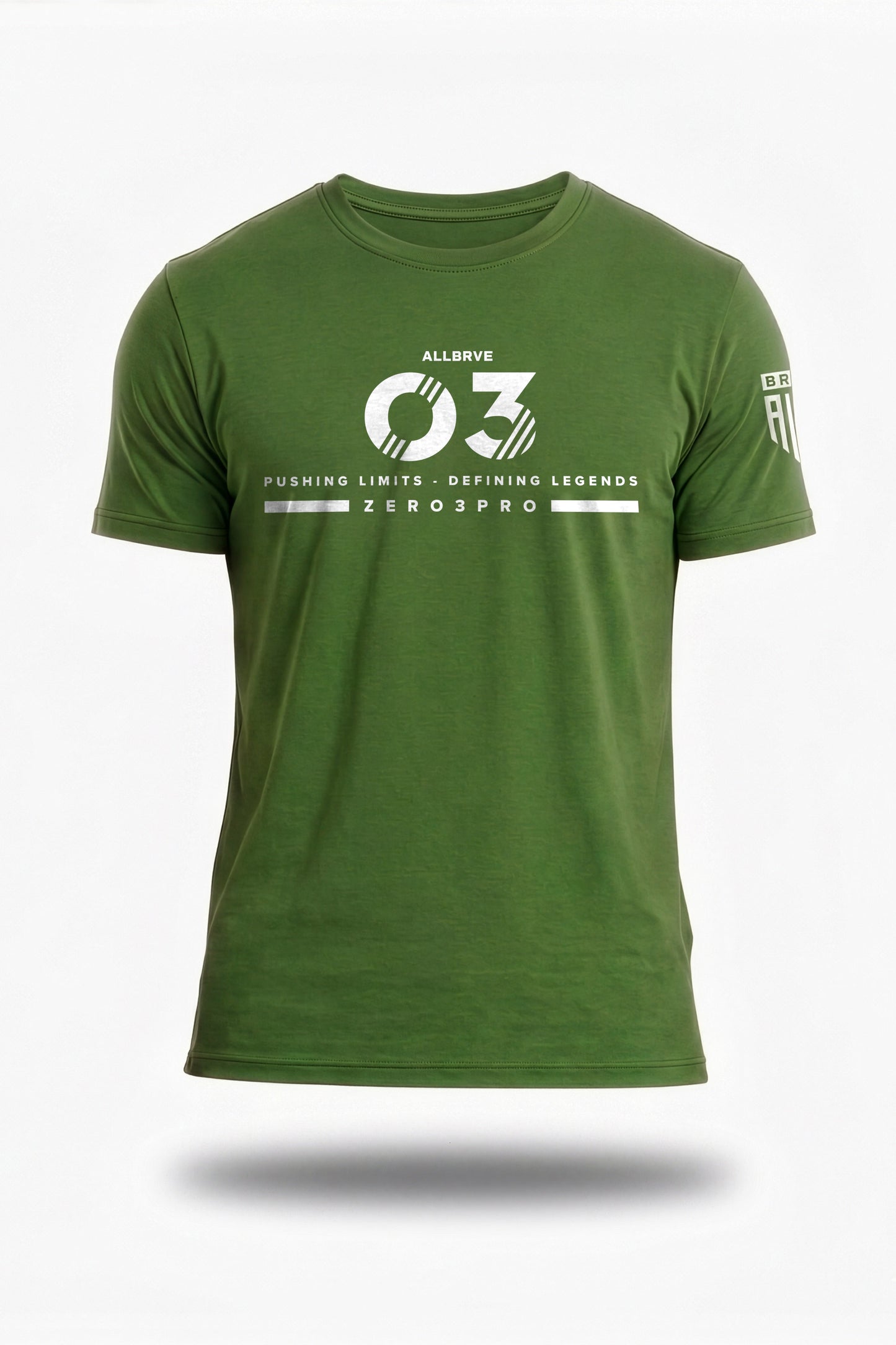 Camiseta Masculina Light Training Verde Militar 03Pro