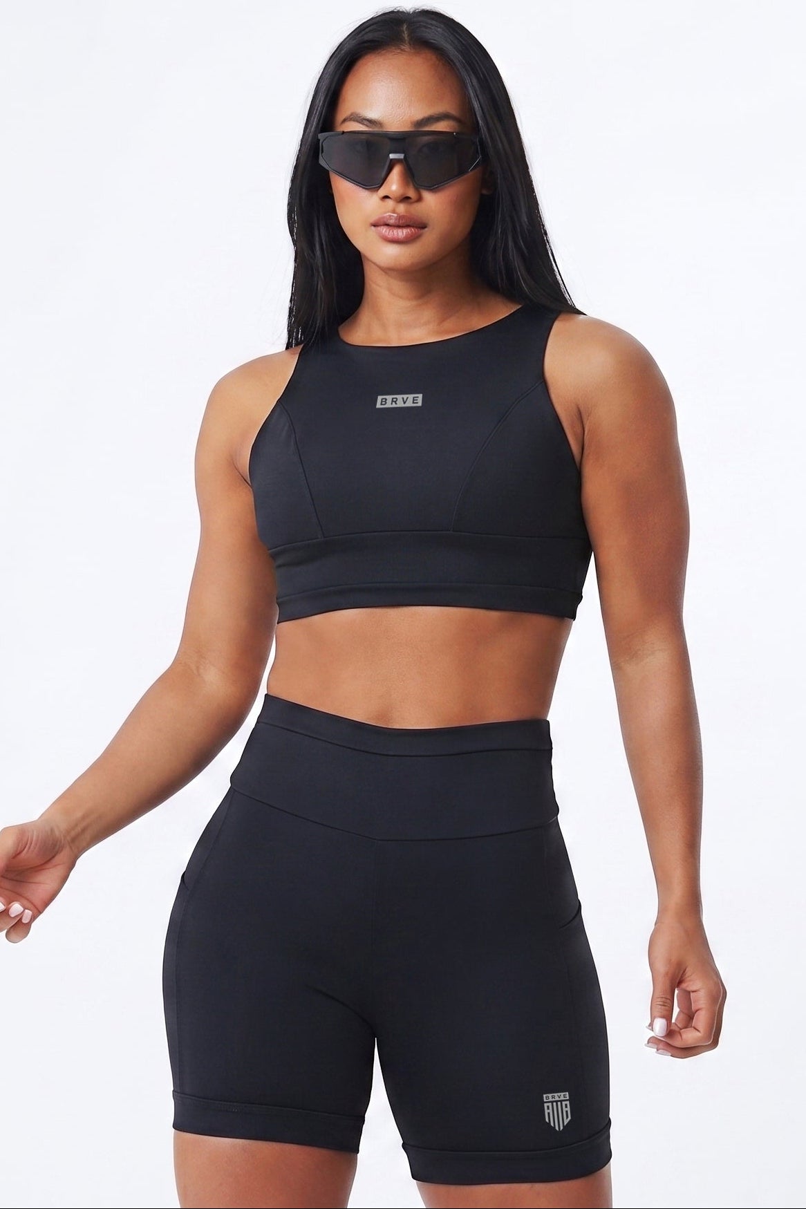 Shorts Feminino Alltraining® Grip com Bolso Preto