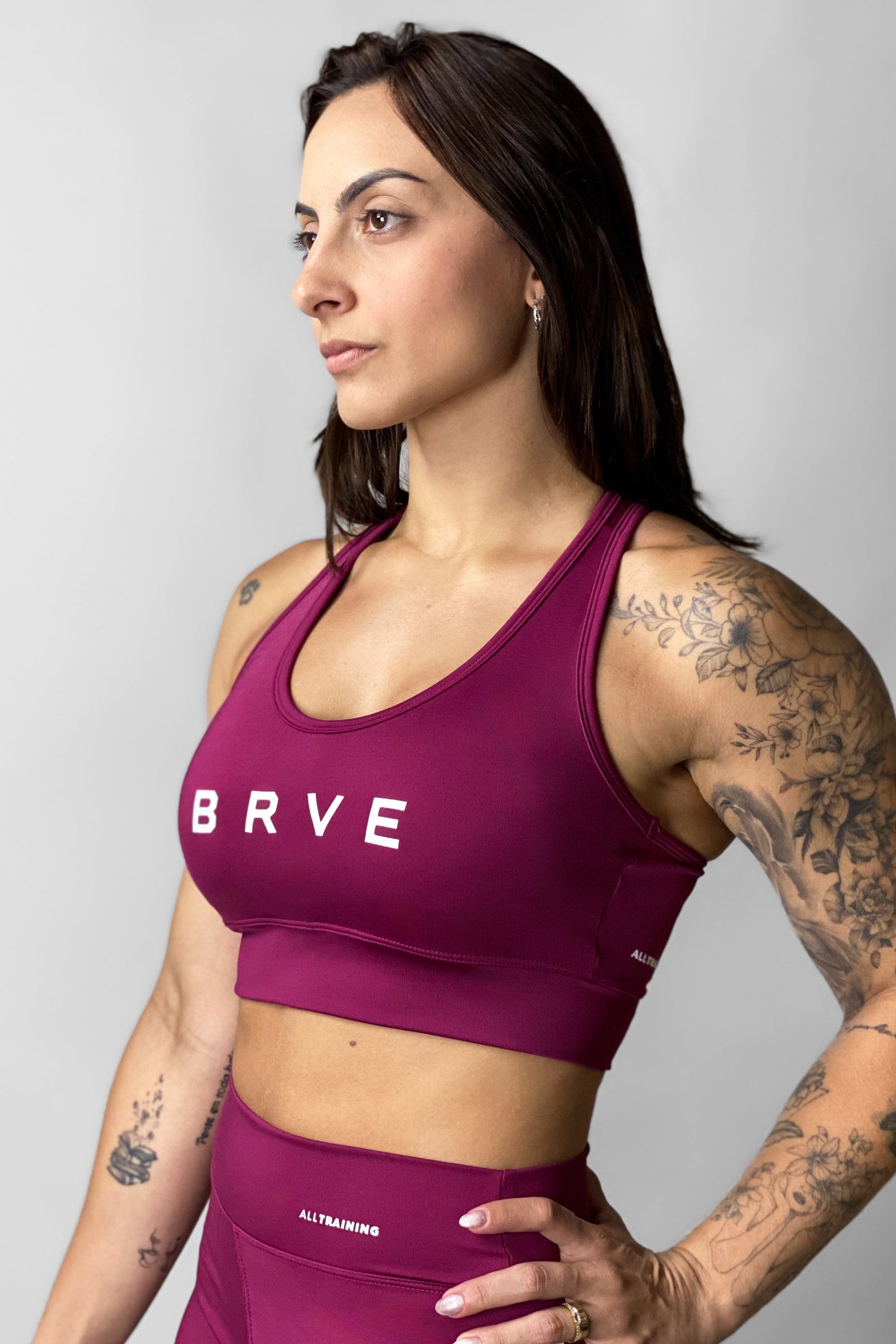 Top Feminino Alltraining GL Marsala ALLBRVE