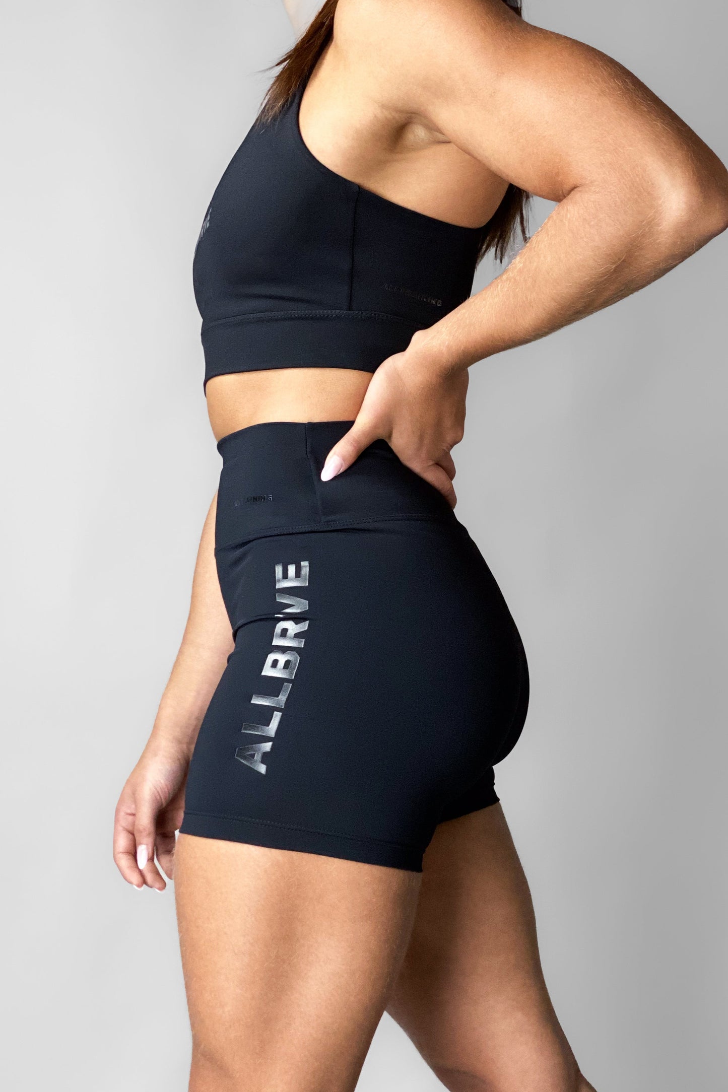 Shorts Feminino Essential Alltraining Preto Allblack Allbrve