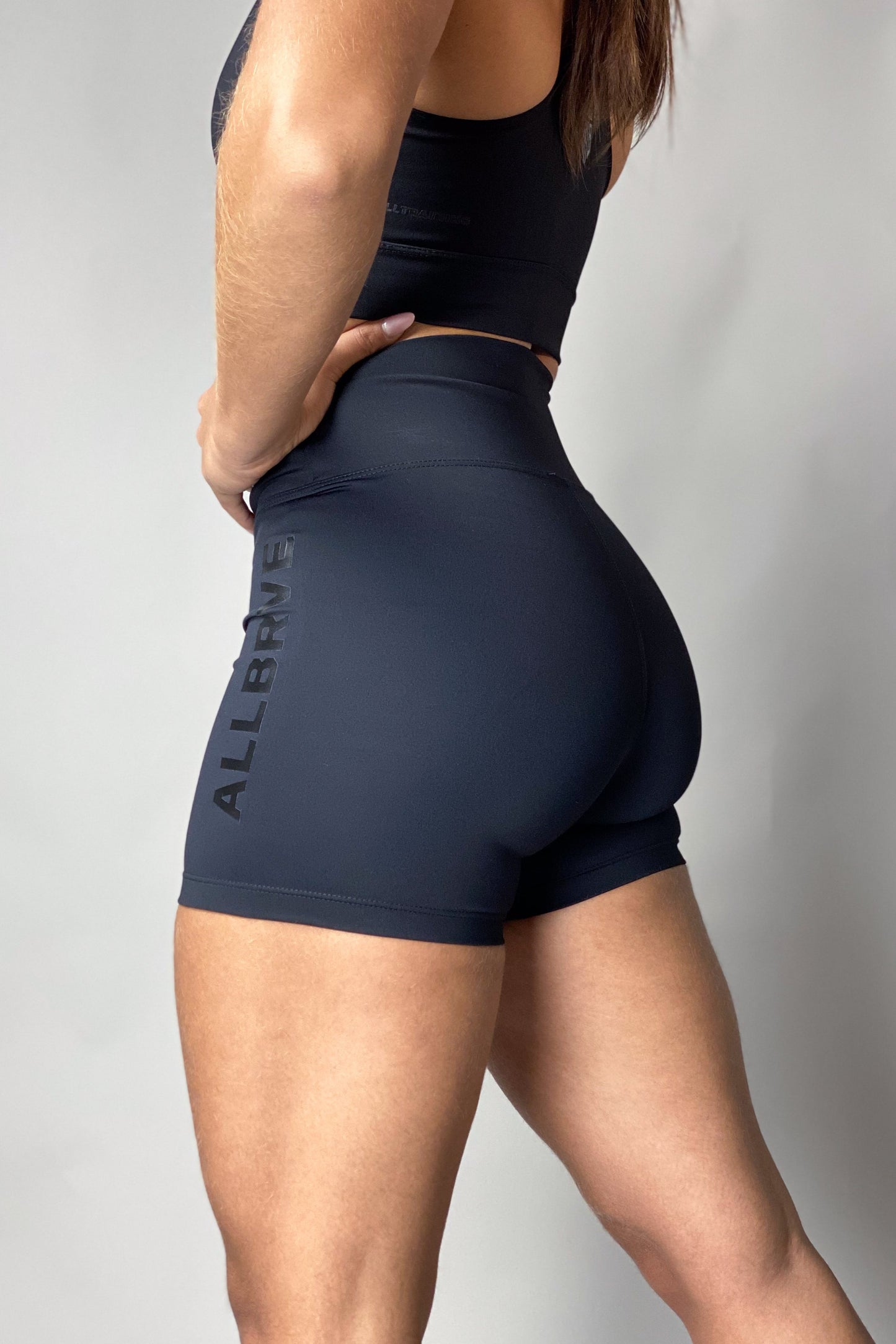 Shorts Feminino Essential Alltraining Preto Allblack Allbrve