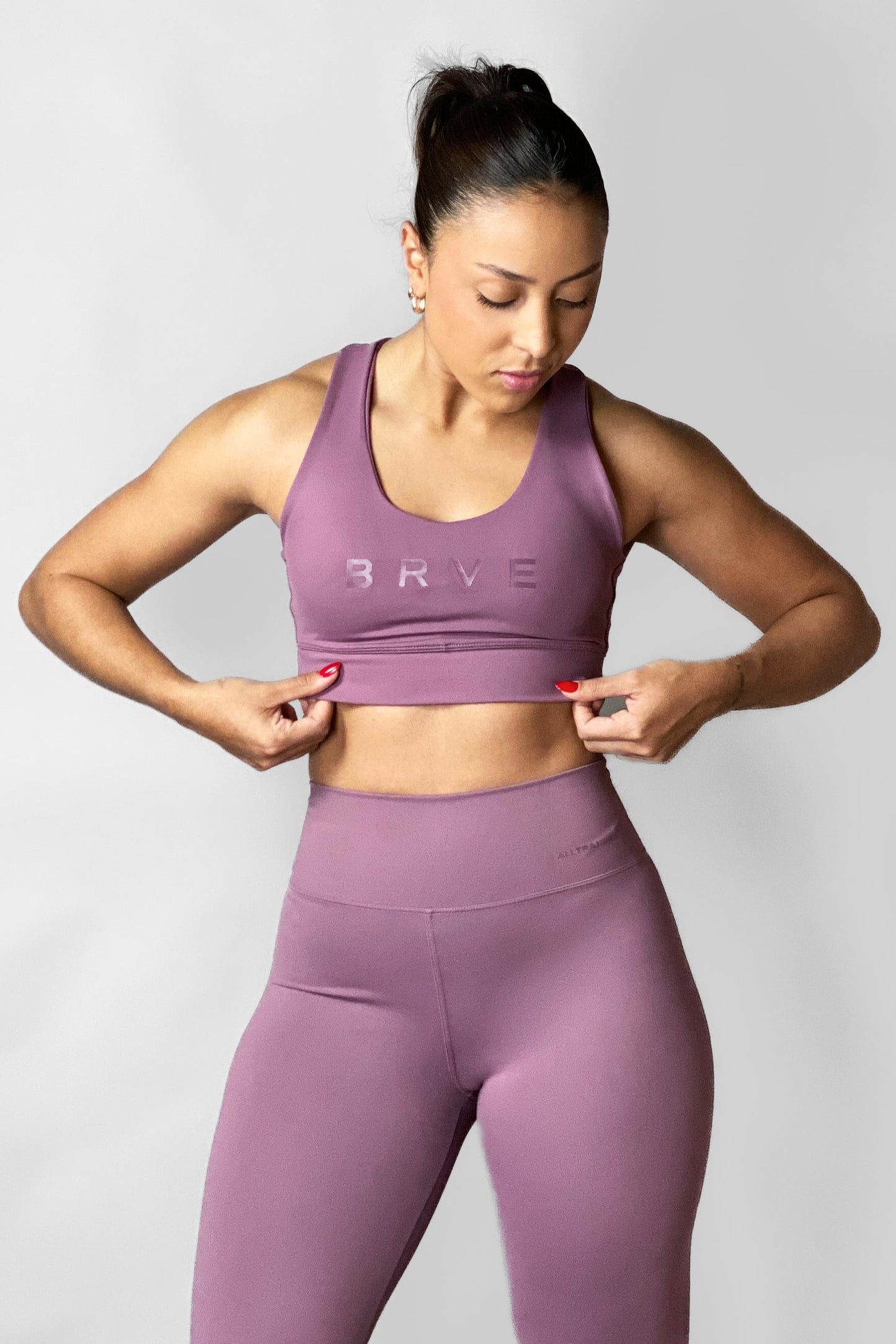 Top Nadador Feminino Alltraining Rosa Matte