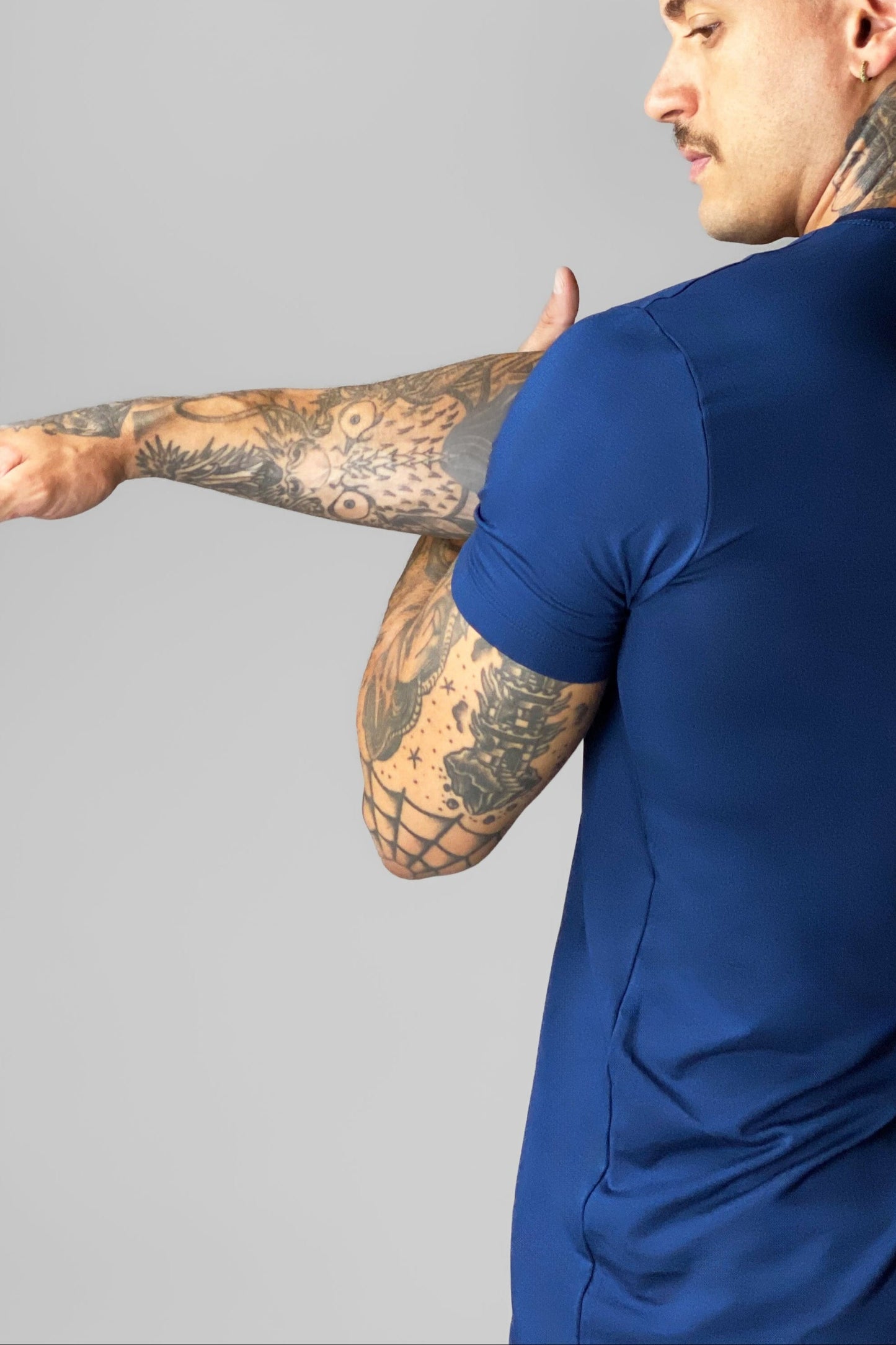 Camiseta Masculina Tech Light Marinho ALLBRVE Mini