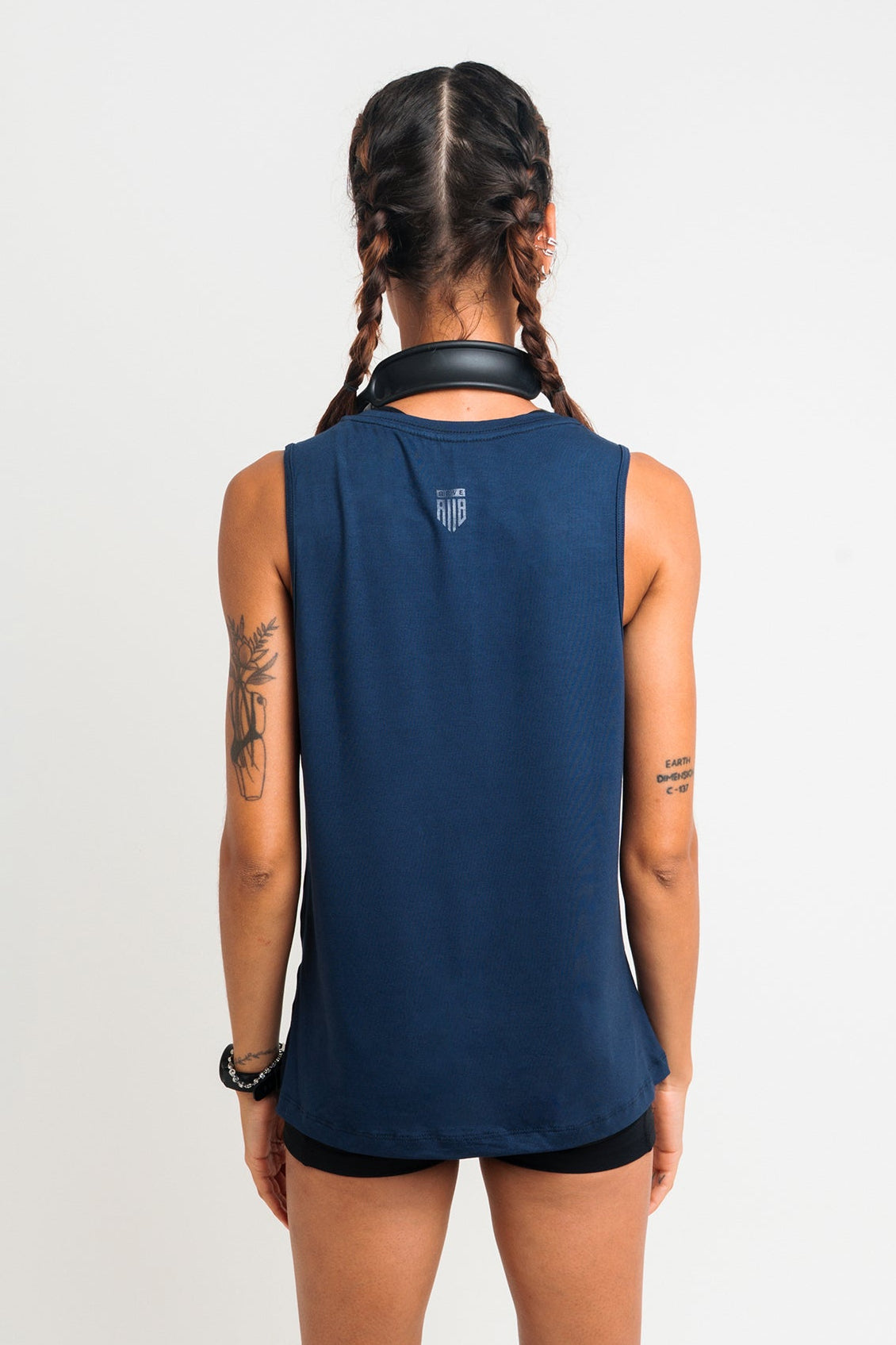 Regata Feminina Azul Marinho Allbrve Round