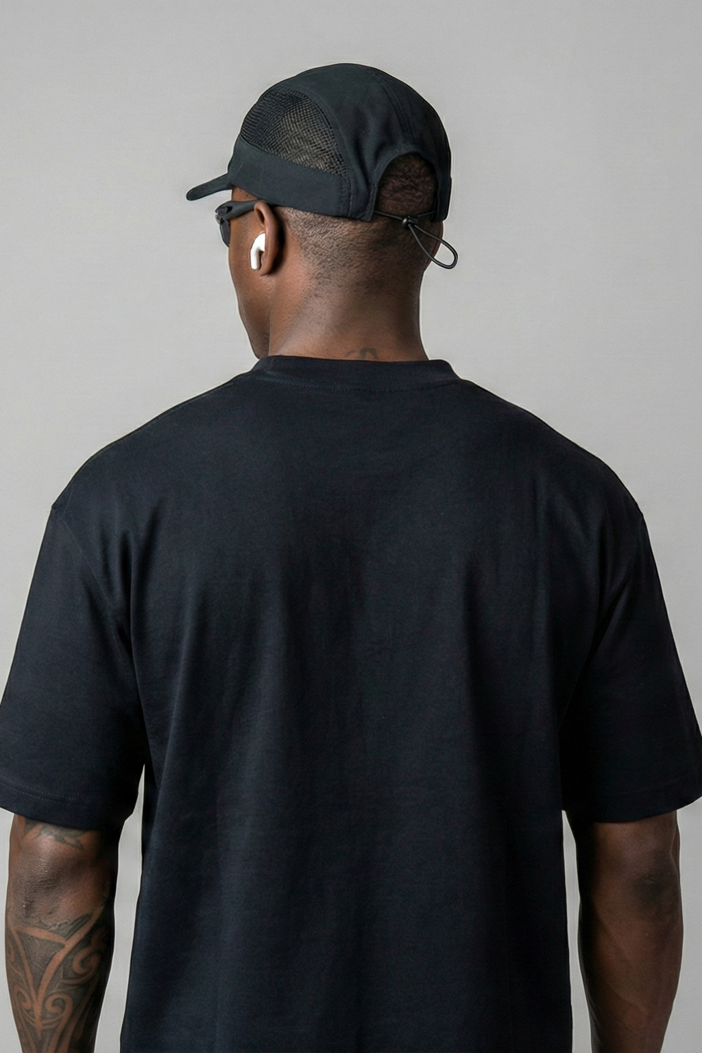 Boné 5-Panel Preto ALLBRVE [LIMITED]