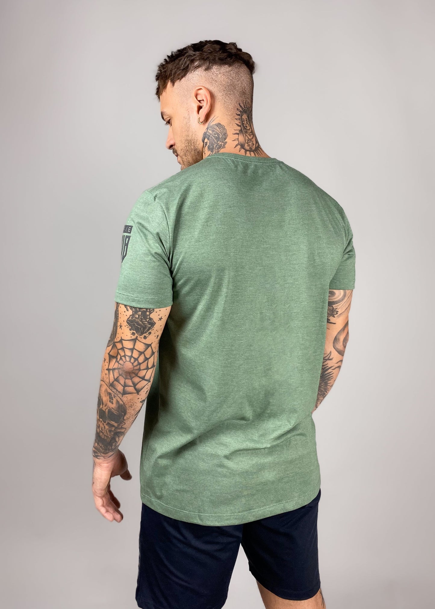 Camiseta Masculina Mescla Militar Allbrve Sign