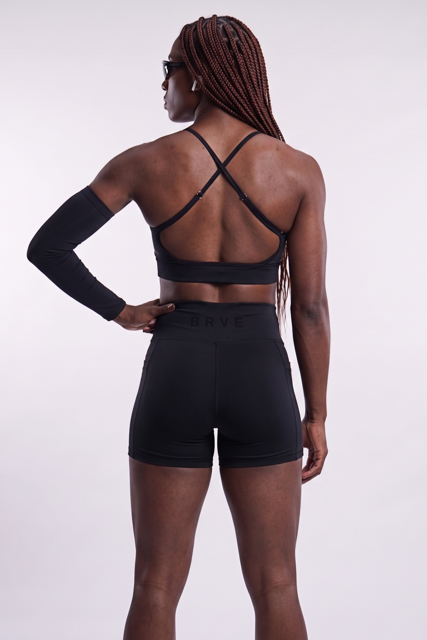 Shorts Feminino Alltraining® Essential com Bolso Preto Allblack