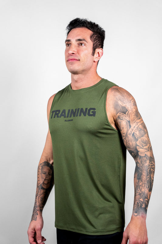 Regata Masculina Light Verde Militar Training