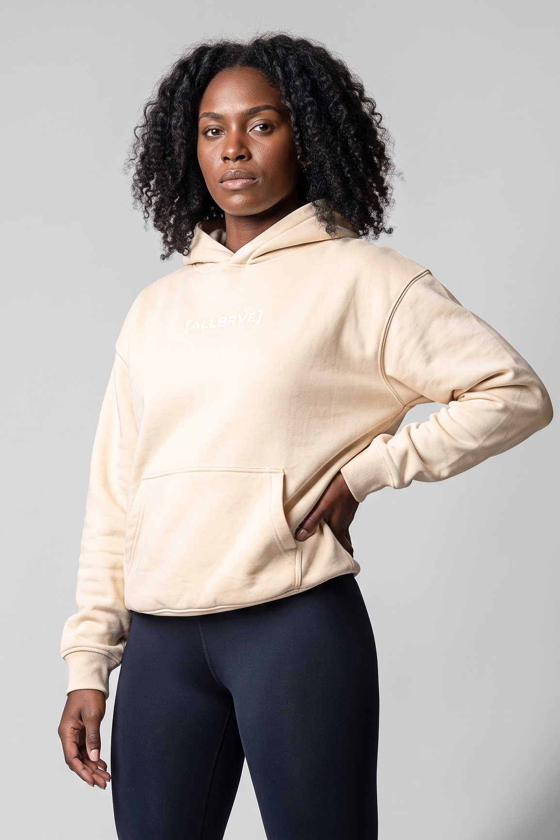 Blusa Unissex Moletom Canguru Vanilla ALLBRVE