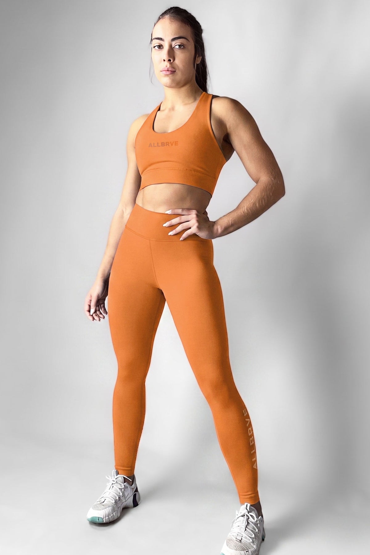 Legging Alltraining® Cós Regular Laranja