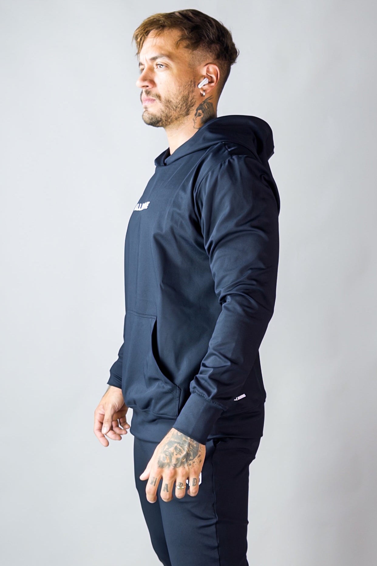 Blusa Masculina Canguru Alltraining Preta