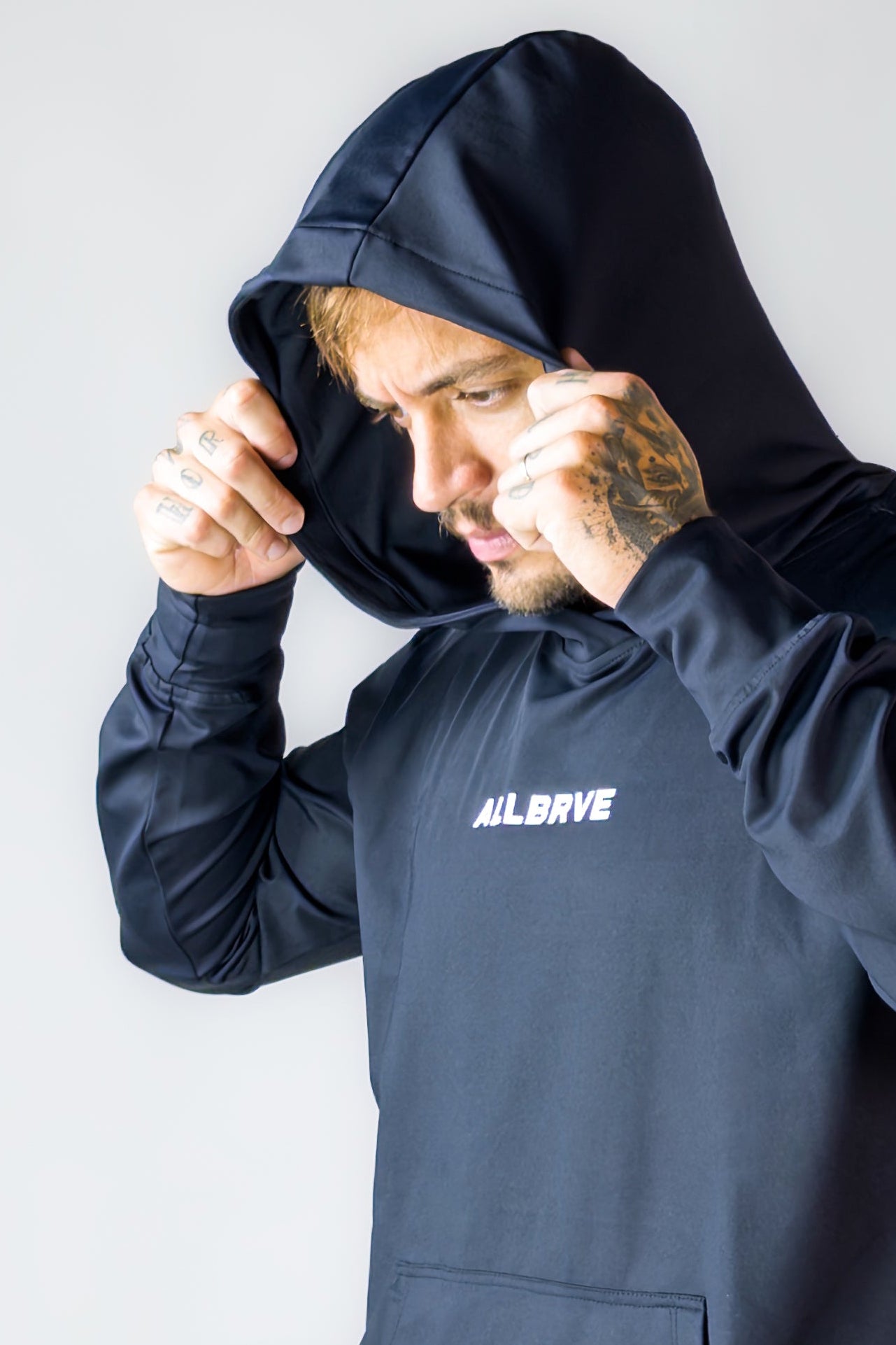 Blusa Masculina Canguru Alltraining Preta