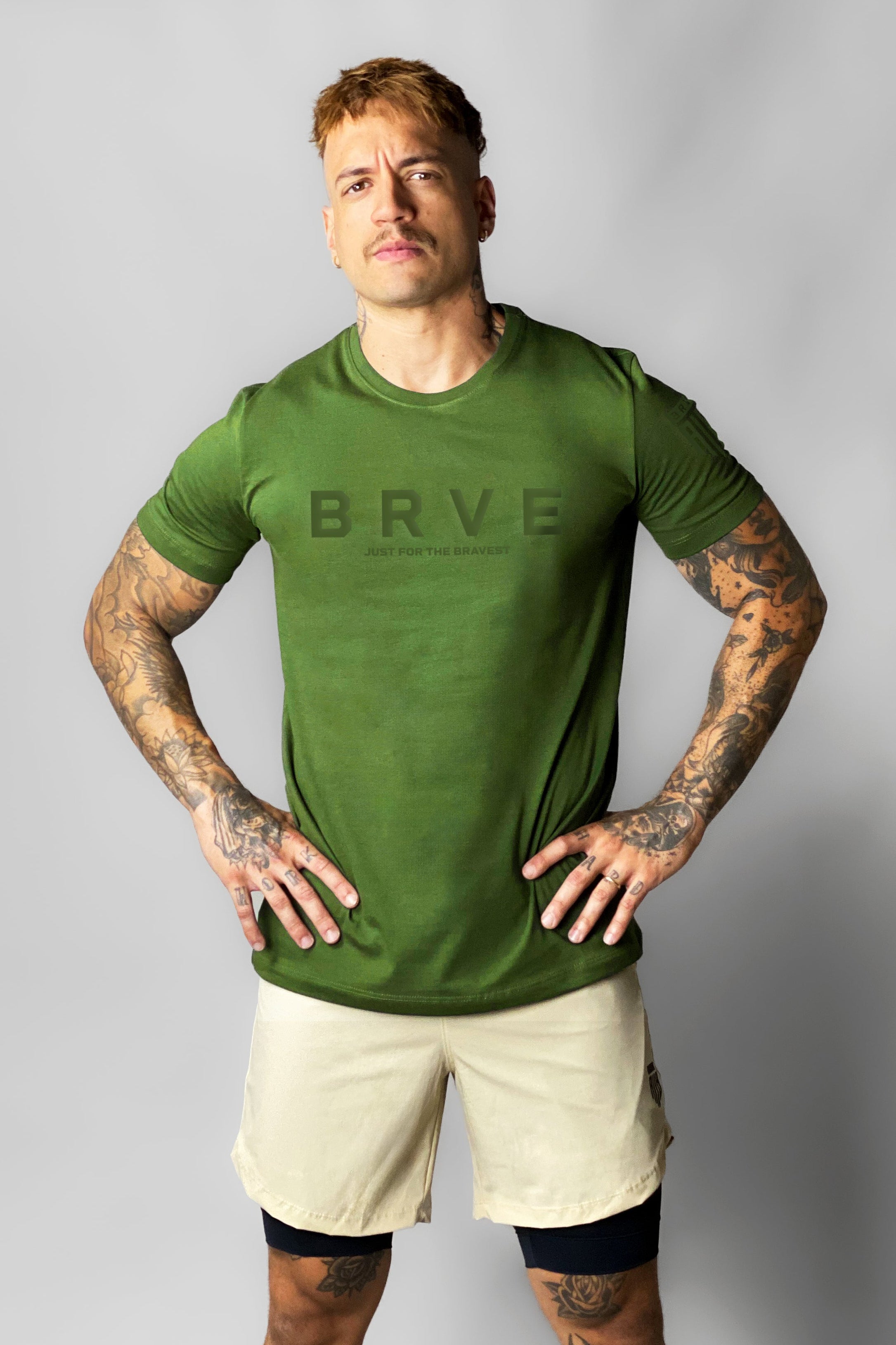Camiseta Masculina Tech Light Verde BRVE Classic
