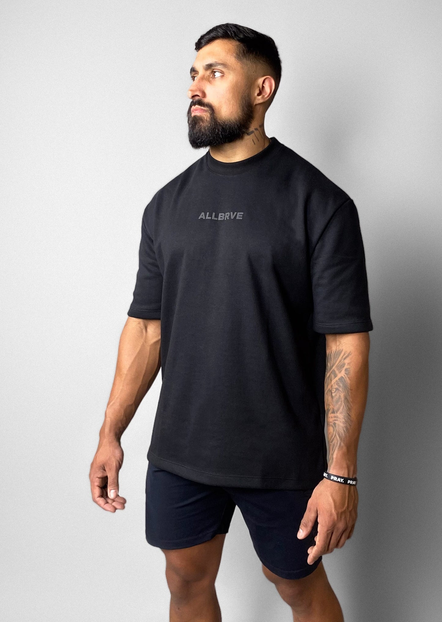 Camiseta Masculina Oversized Preto Allbrve PT [Limited]