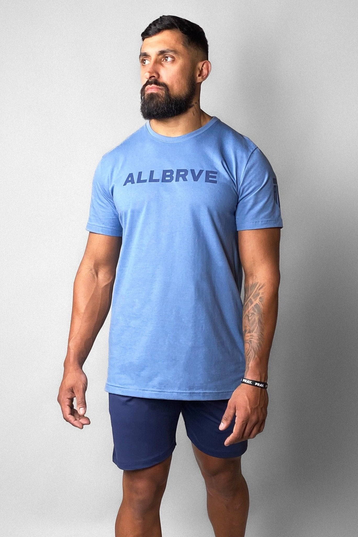 Camiseta Masculina Azul Allbrve Azul