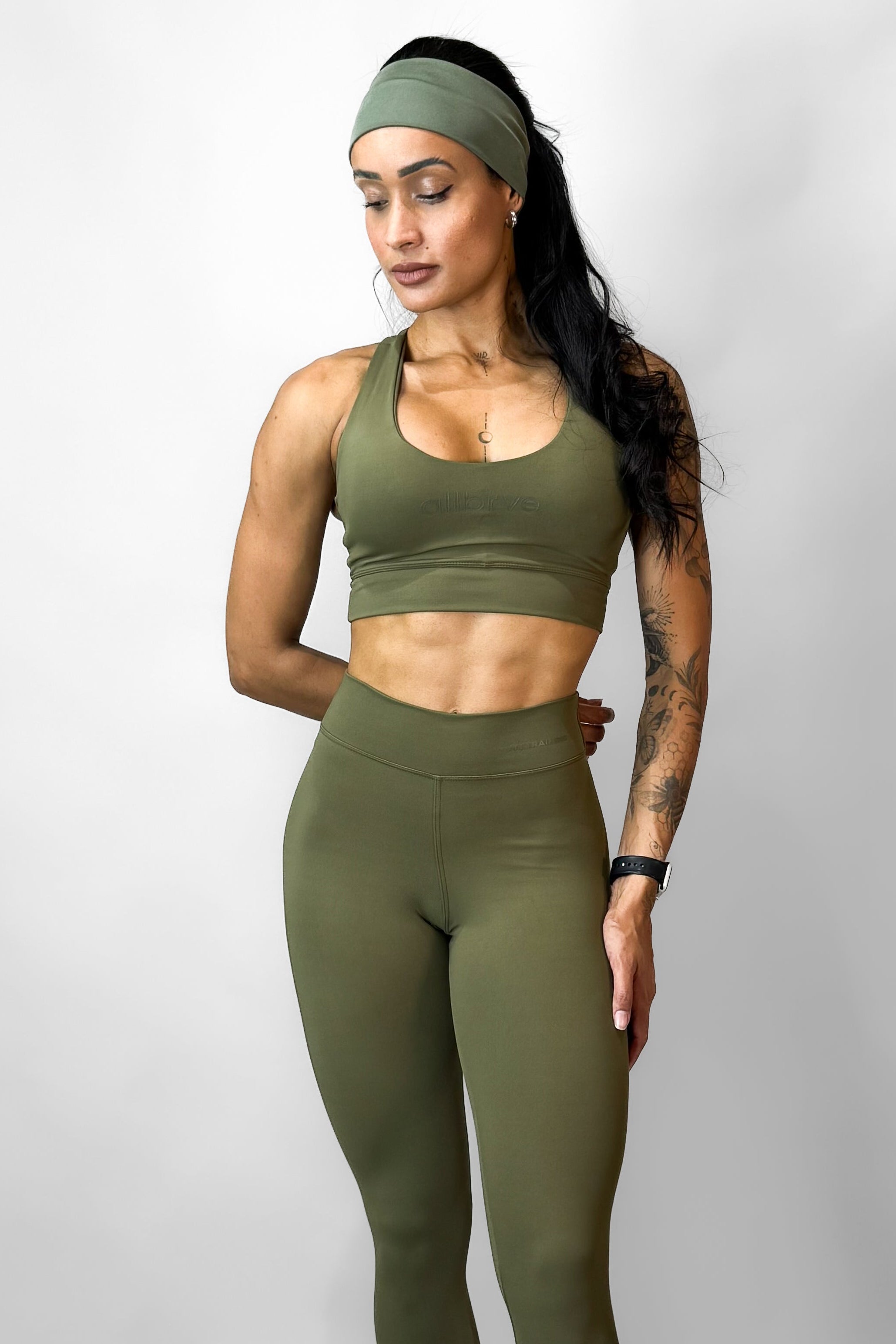 Top Nadador Alltraining Essential Verde Oliva