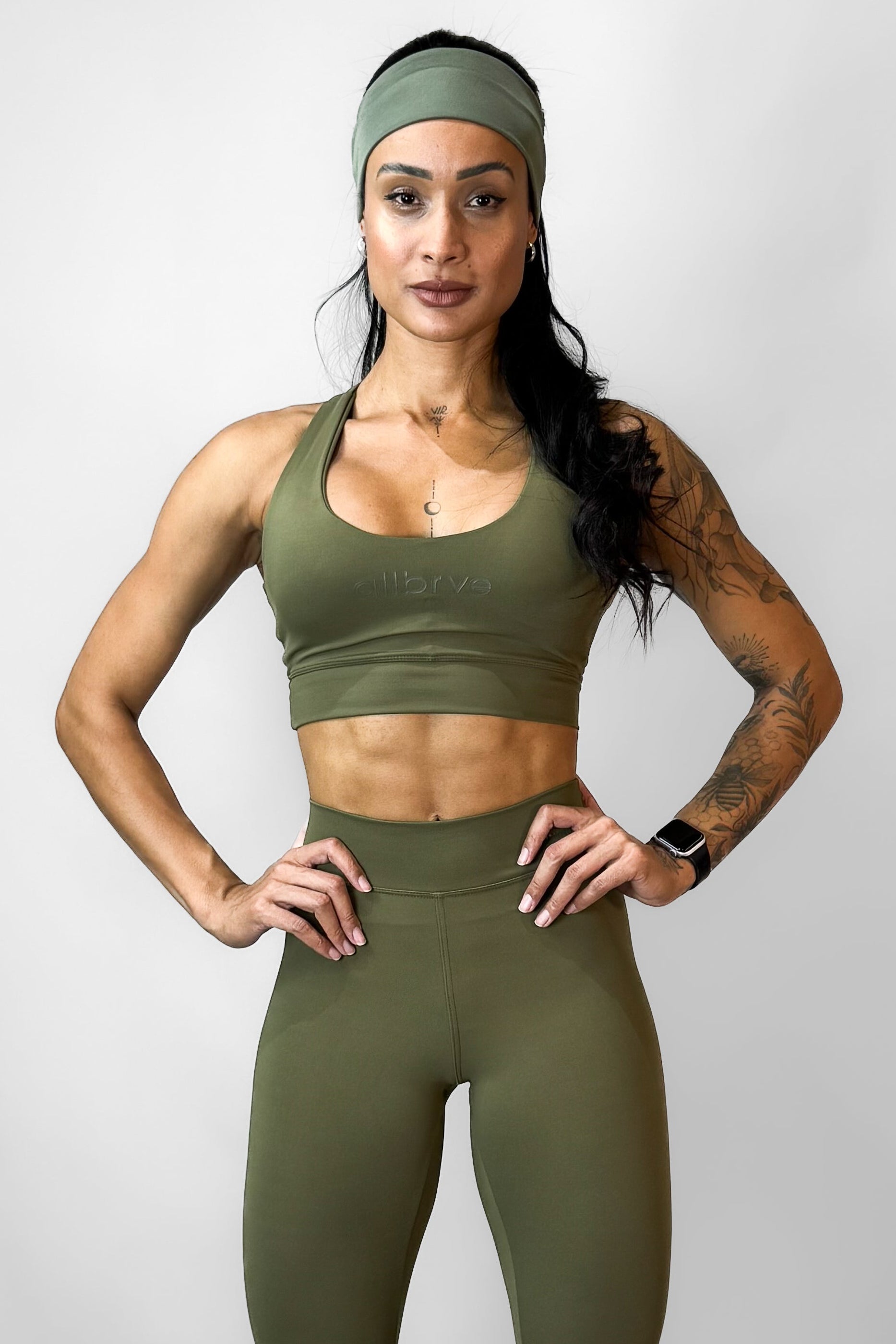 Top Nadador Alltraining Essential Verde Oliva