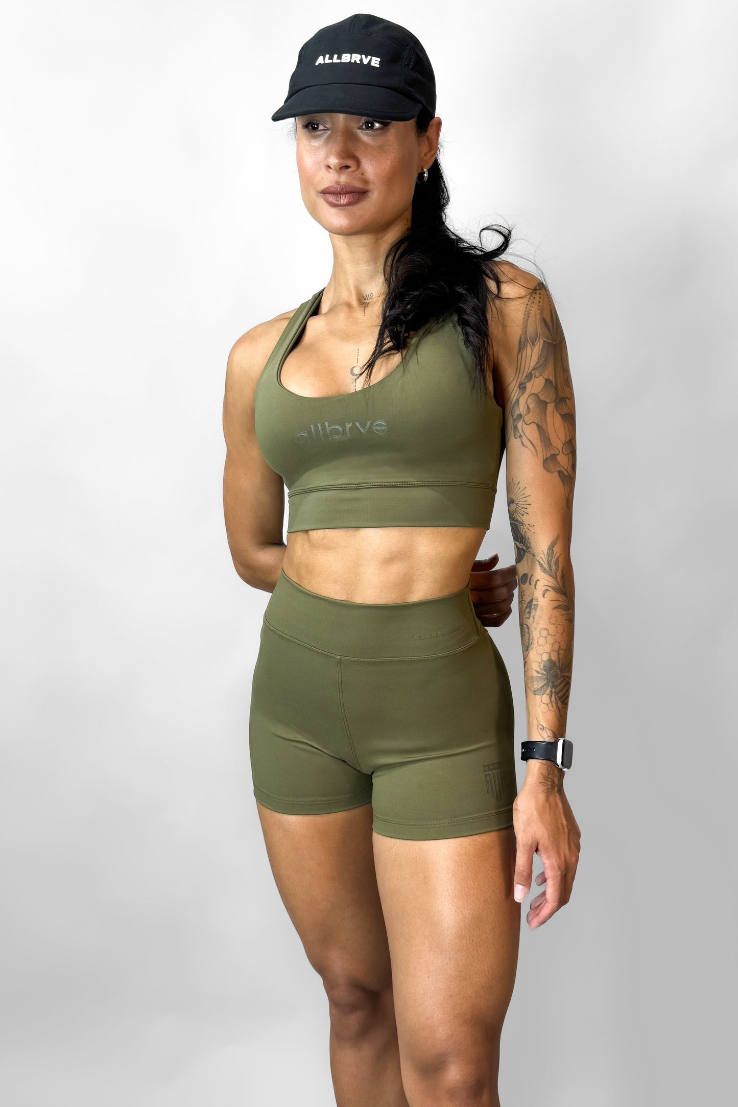 Shorts Feminino Act Verde Oliva