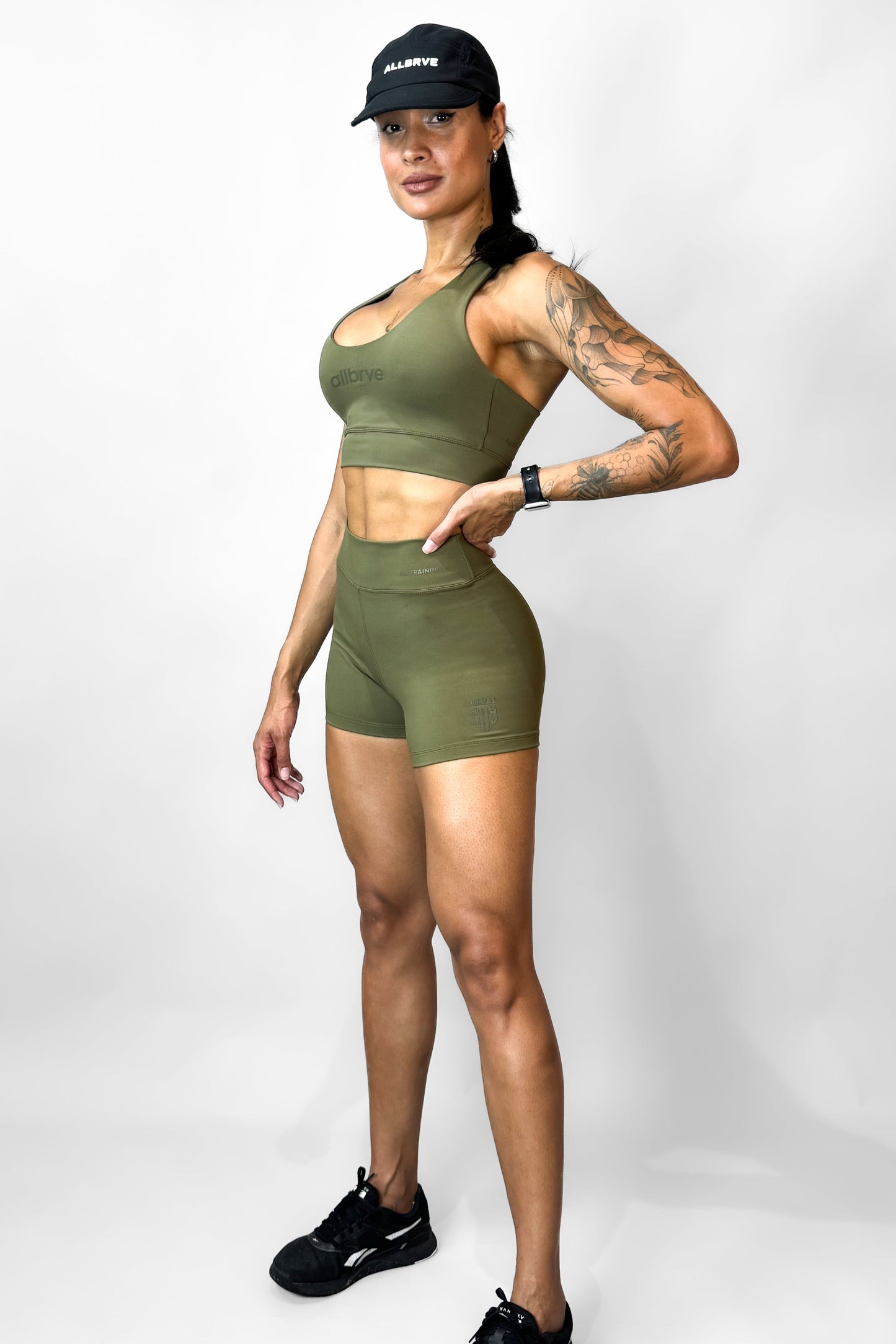 Shorts Feminino Act Verde Oliva