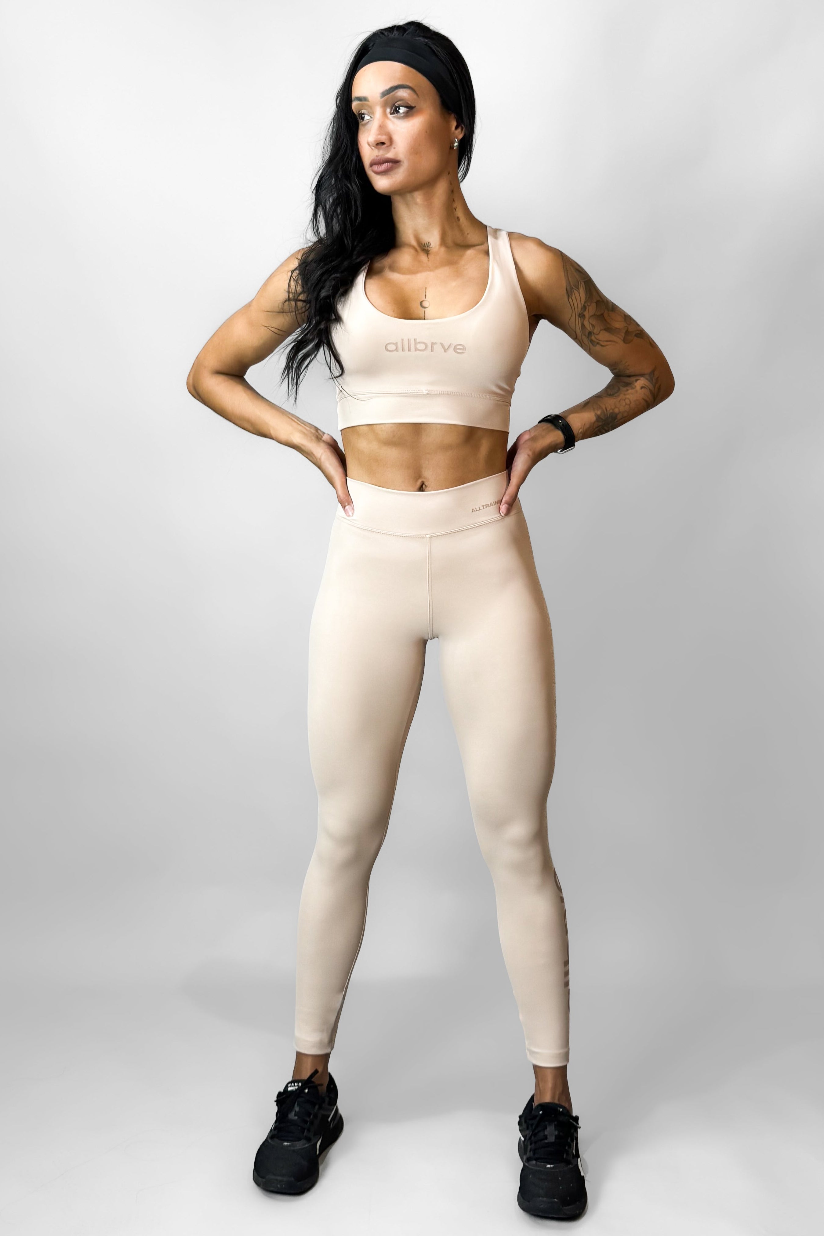Calça Legging Alltraining Essential Creme