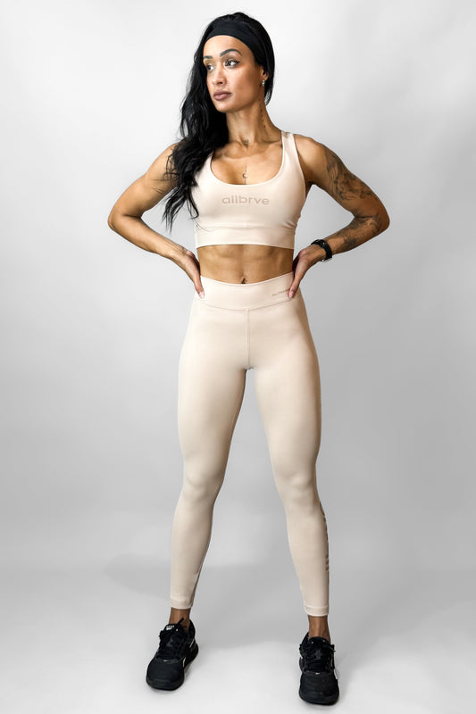 Calça Legging Alltraining Essential Creme