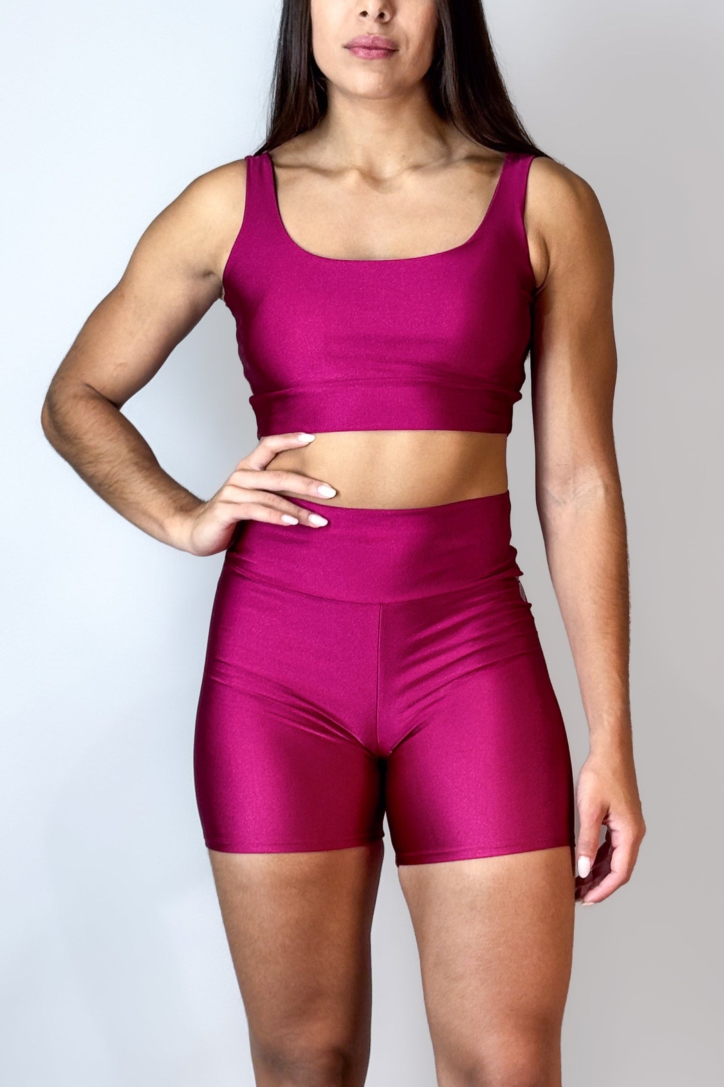 Shorts Feminino Alltraining Flux Marsala
