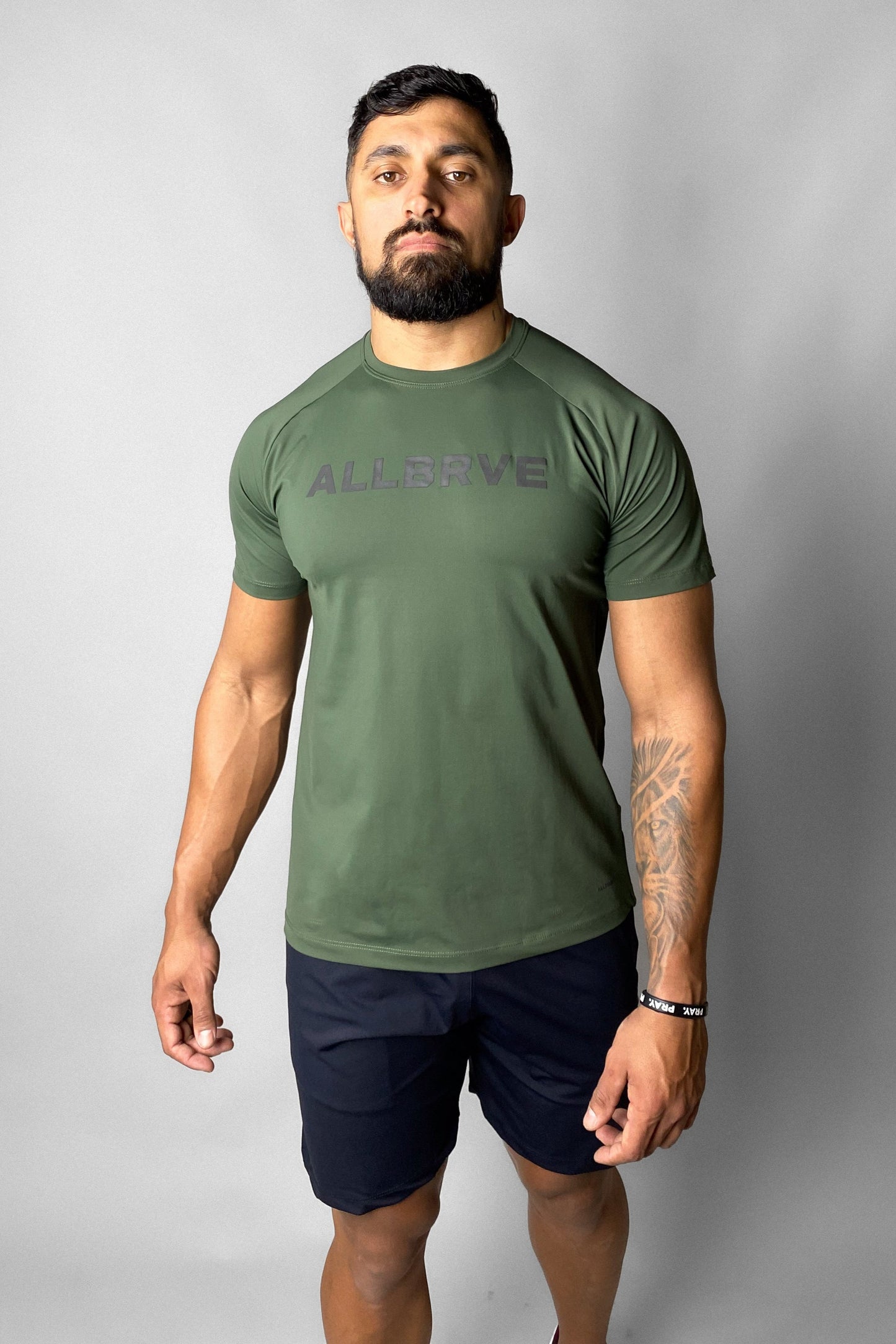 Camiseta Masculina Alltraining Verde Militar