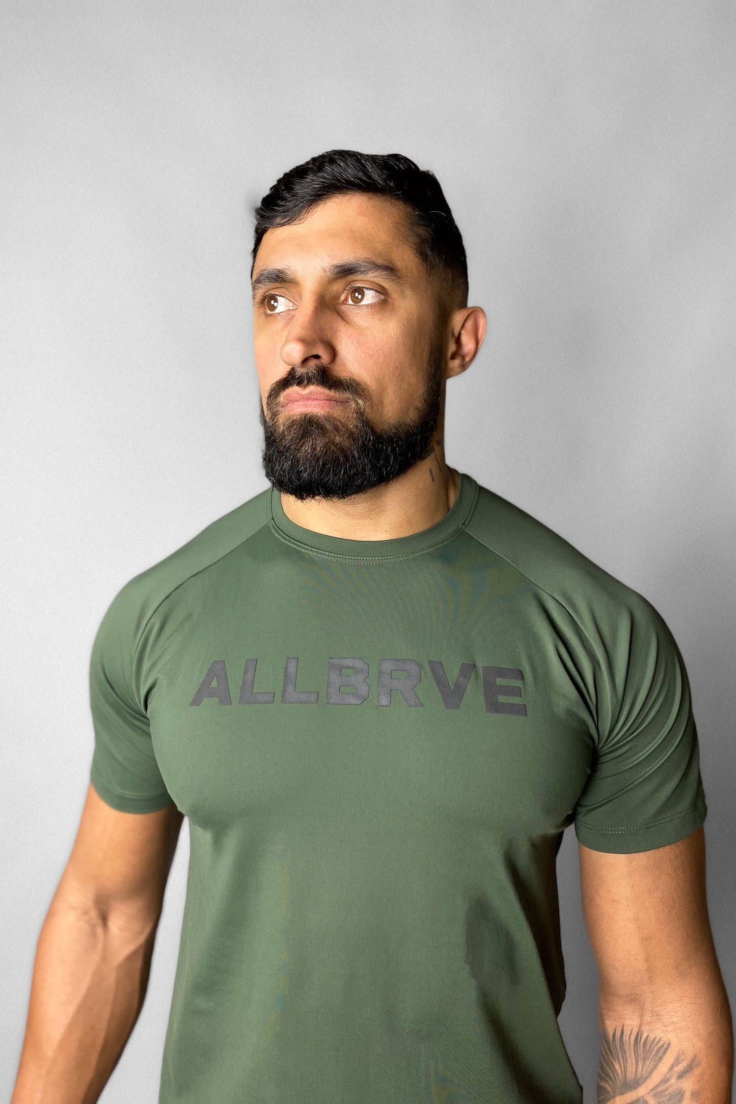 Camiseta Masculina Alltraining Verde Militar