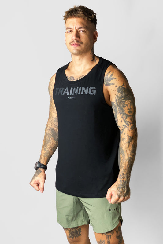 Regata Masculina Light Preta Allblack Training