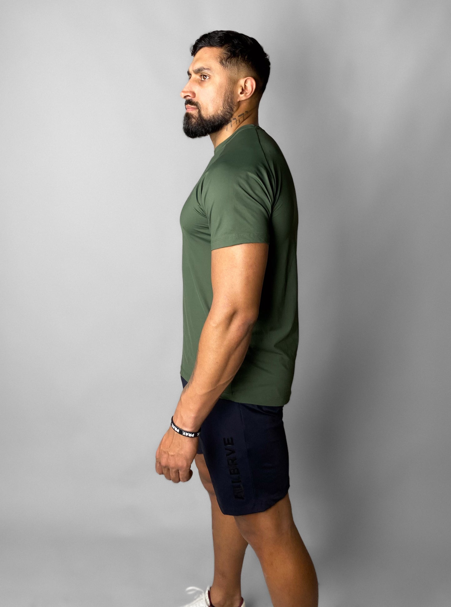 Camiseta Masculina Alltraining Verde Militar