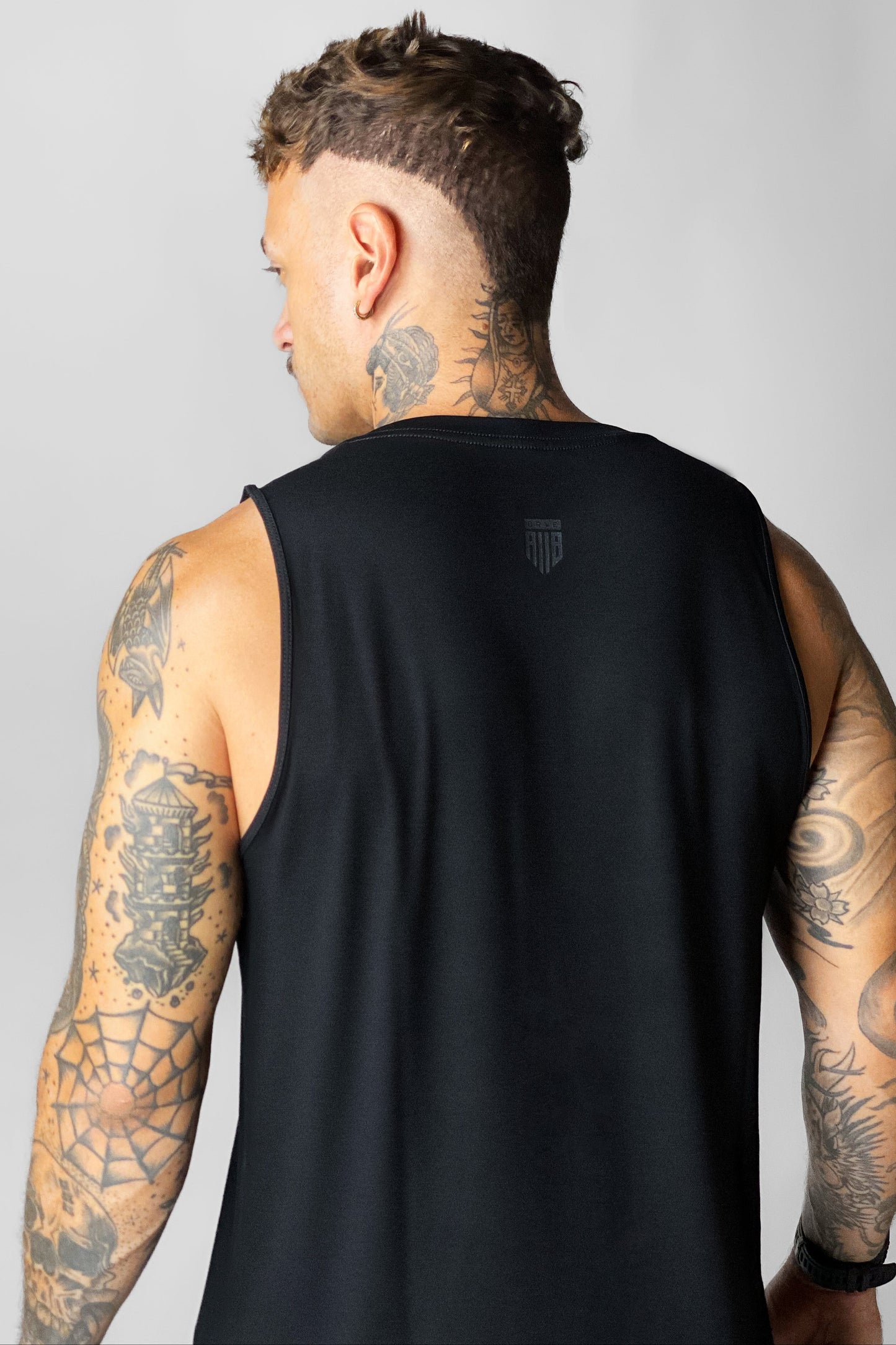 Regata Masculina Light Preta Allblack Training