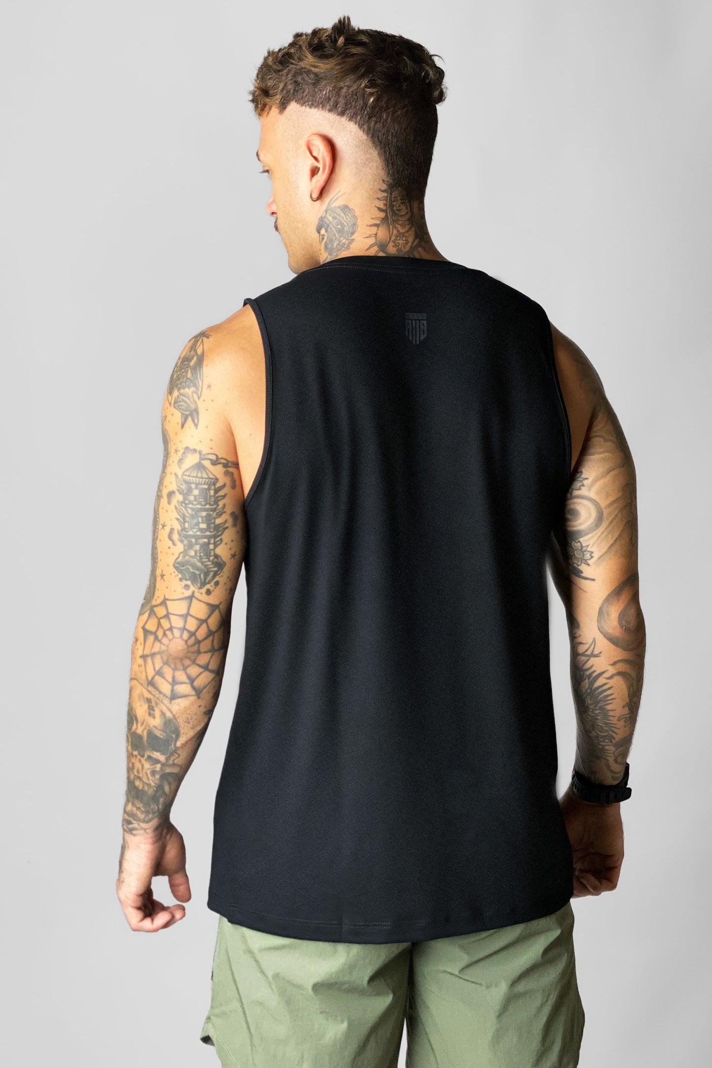 Regata Masculina Light Preta Allblack Training