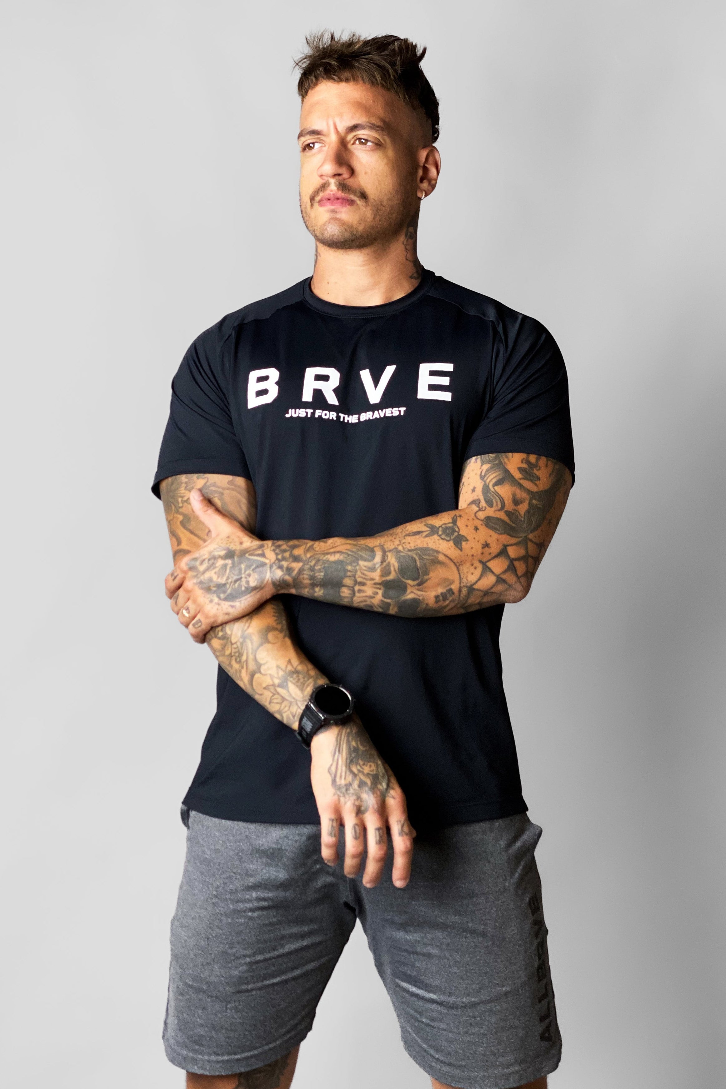 Camiseta Masculina Alltraining Preta BRVE Classic