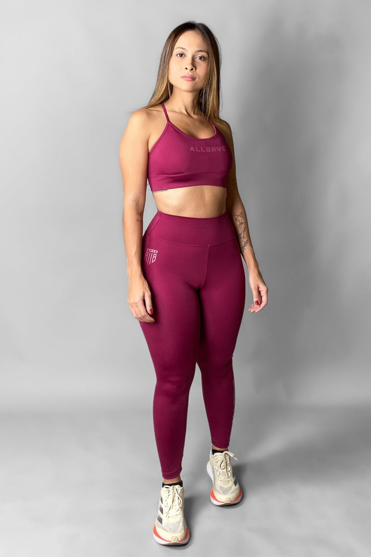 Calça Legging Alltraining Essential Marsala