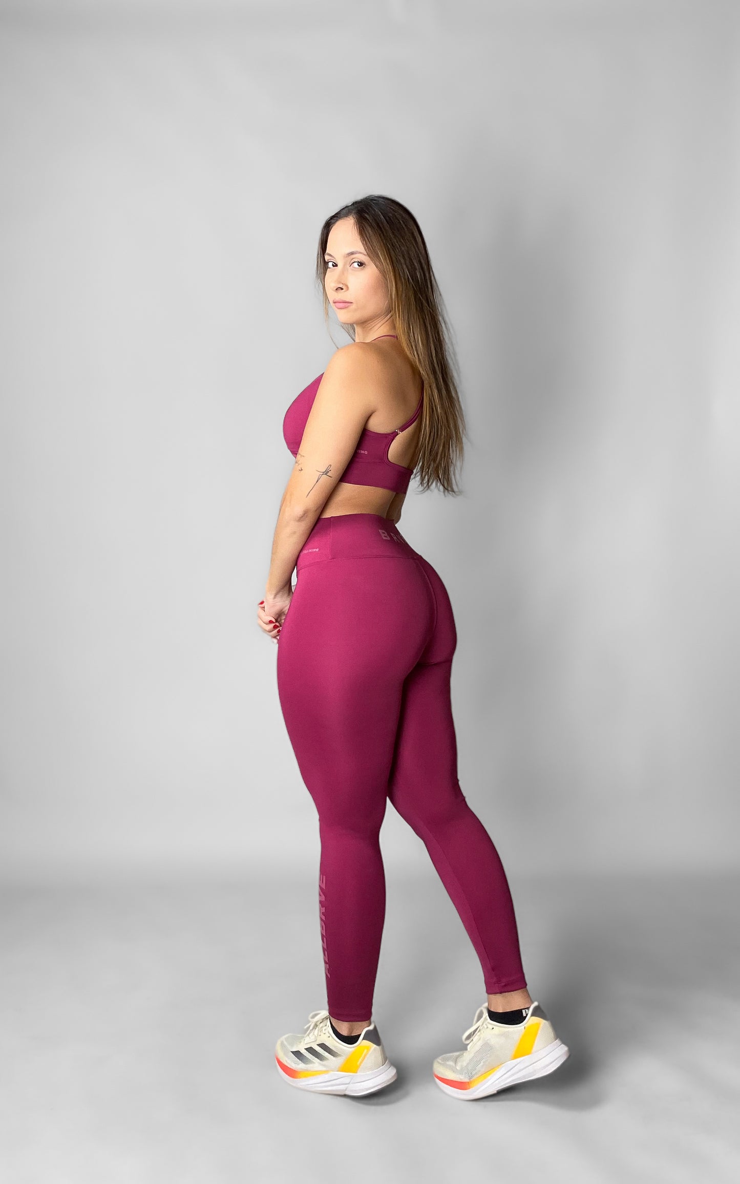 Calça Legging Alltraining Essential Marsala