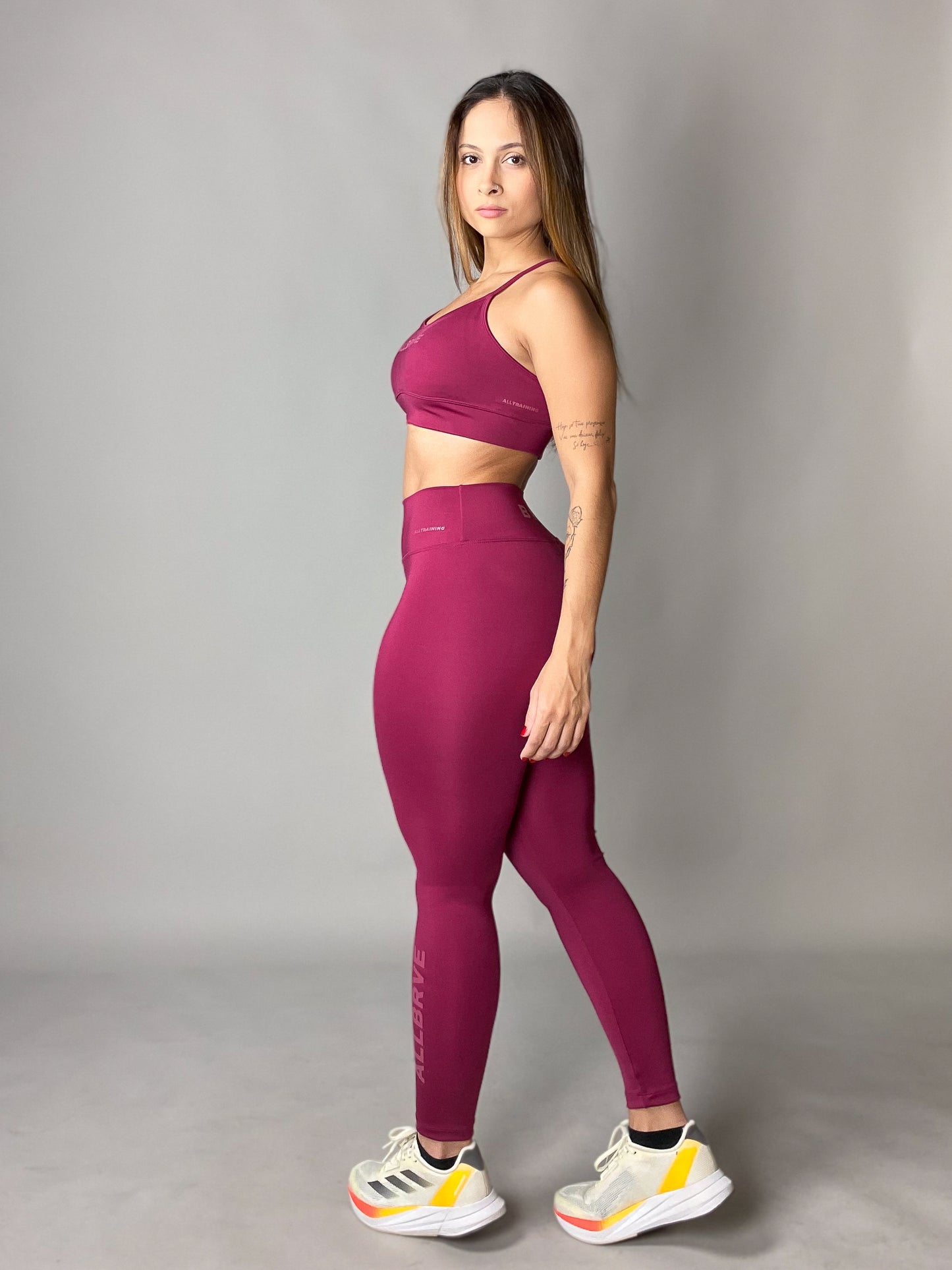 Calça Legging Alltraining Essential Marsala