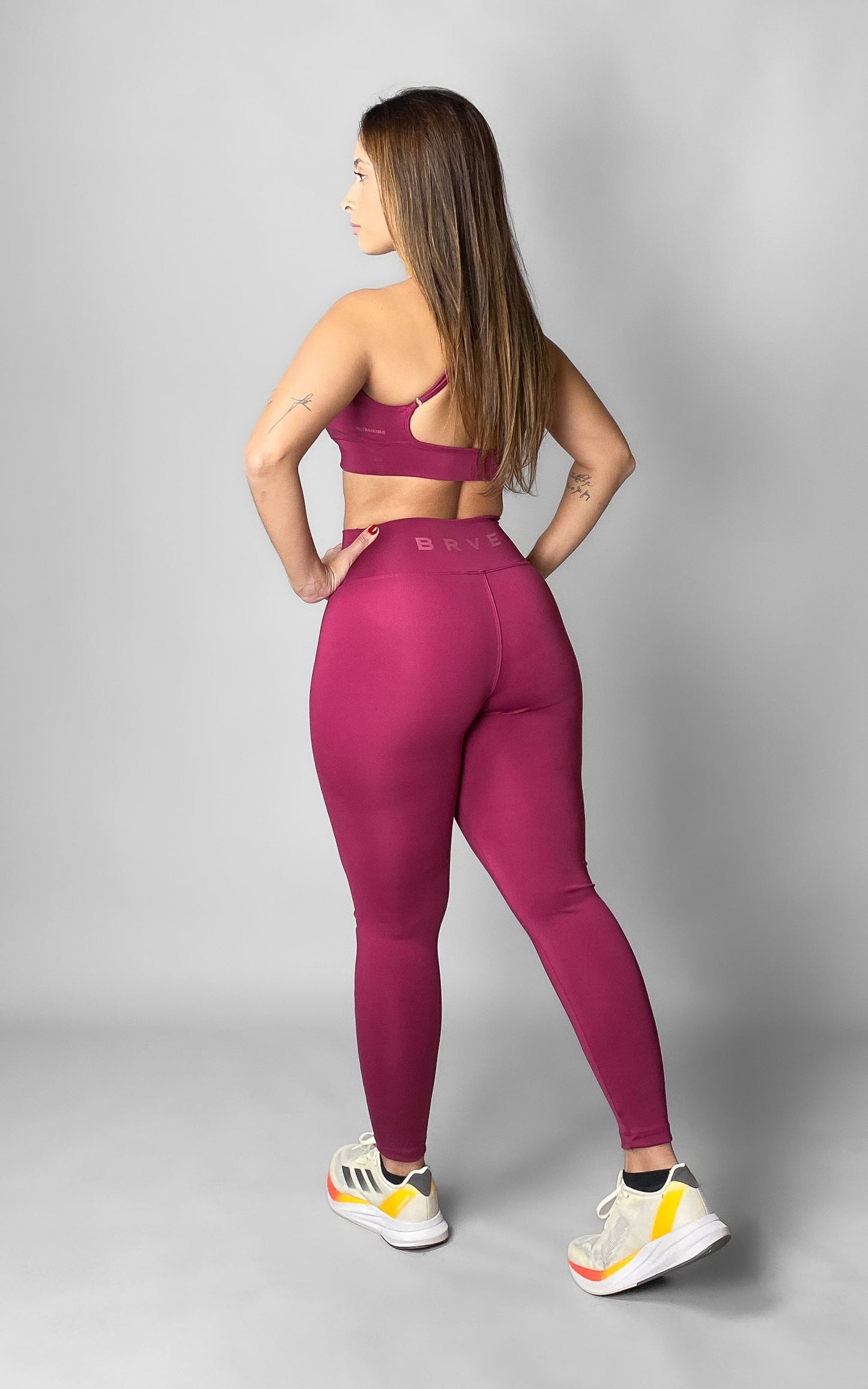 Calça Legging Alltraining Essential Marsala