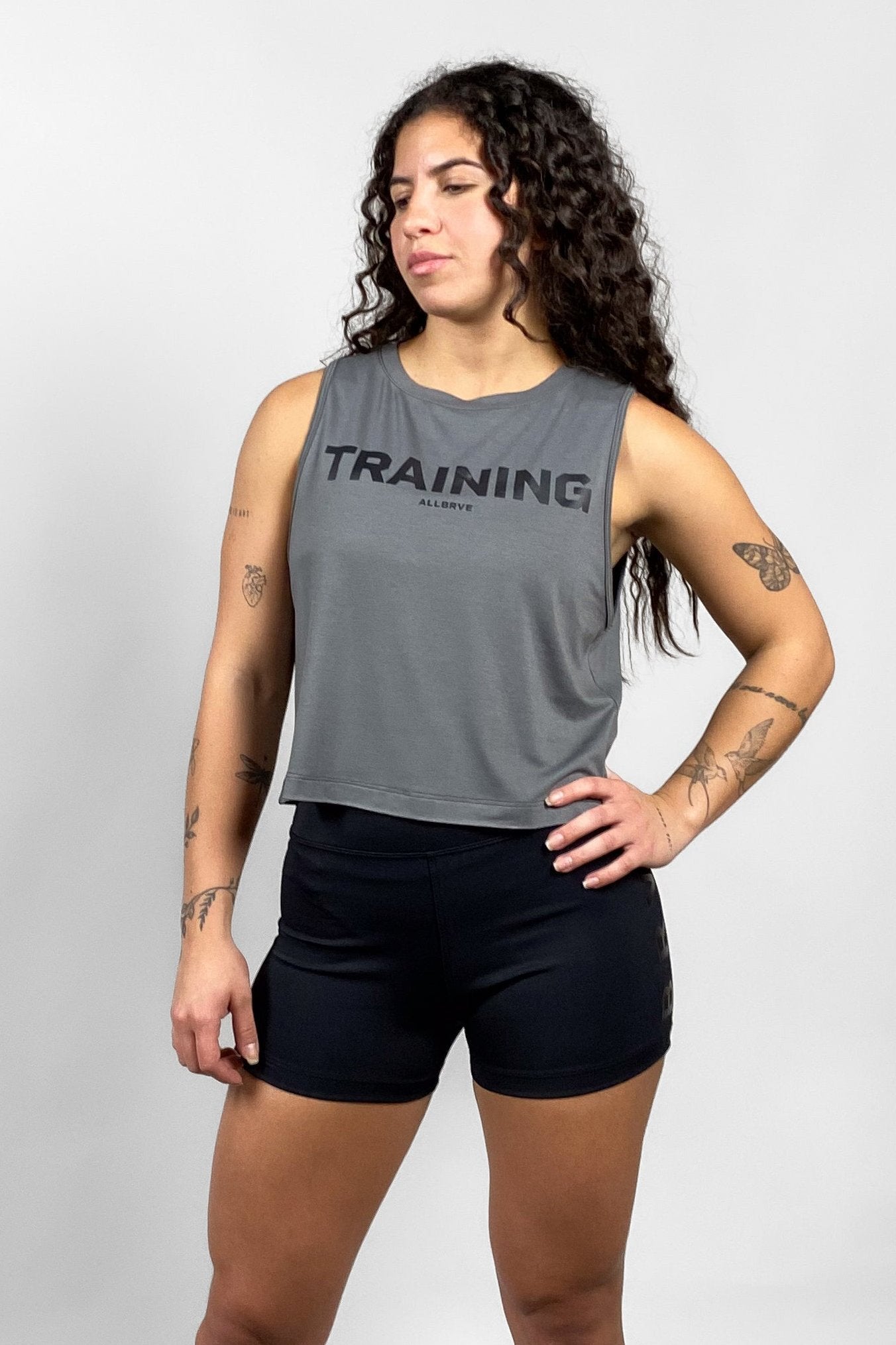 Regata Cropped Cinza Urban Training