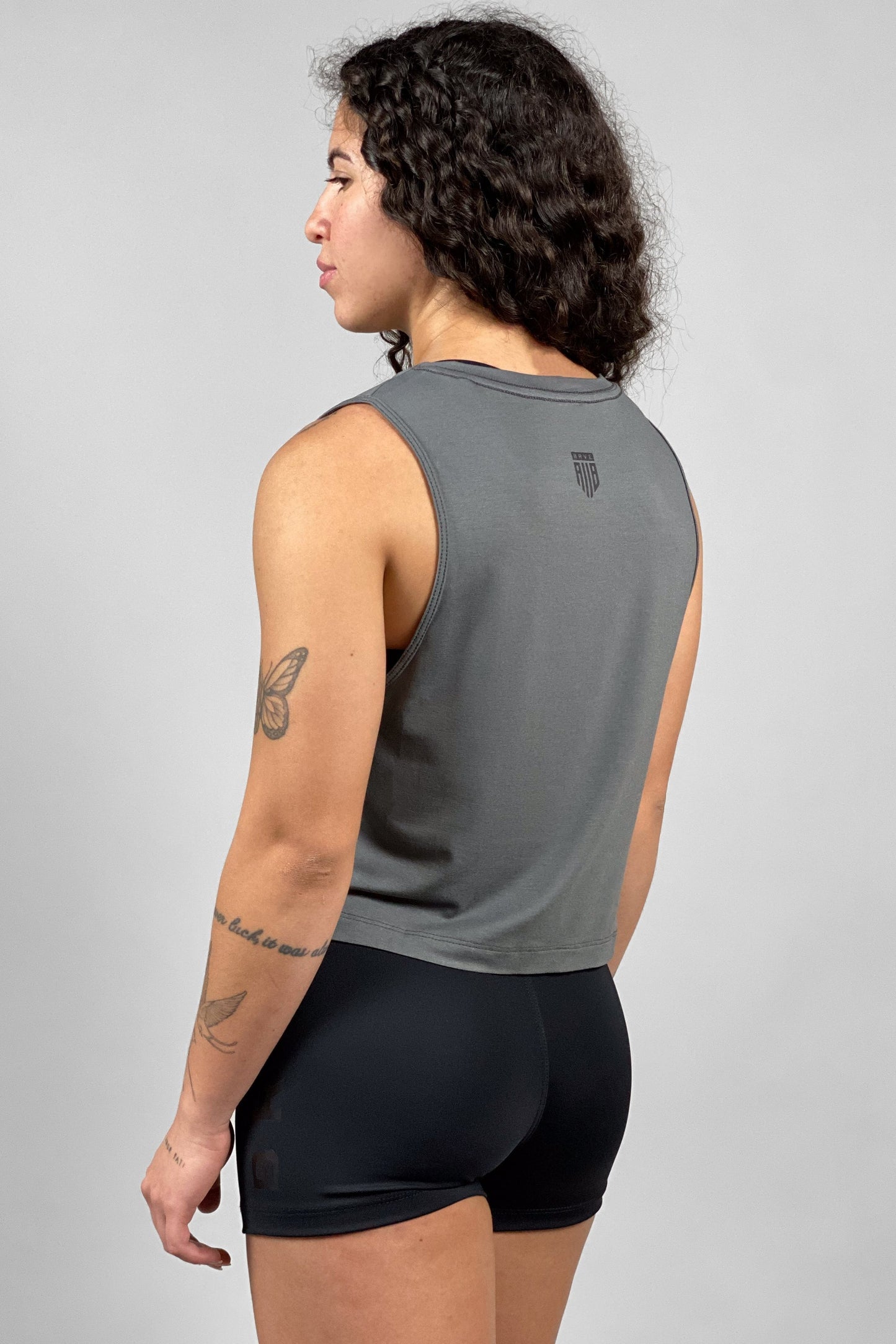 Regata Cropped Cinza Urban Training