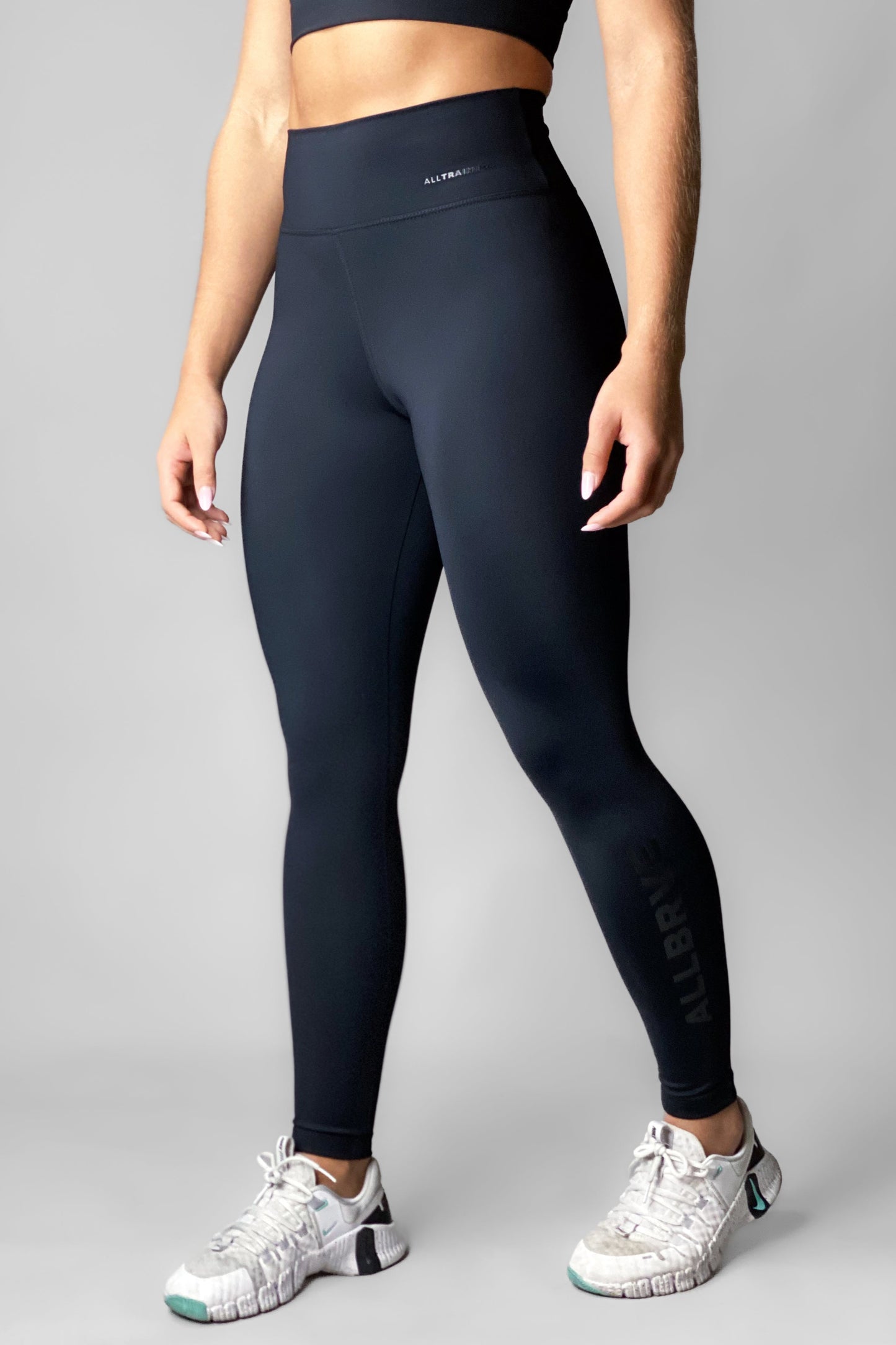 Calça Legging Alltraining Cós Alto Preta Allblack Allbrve