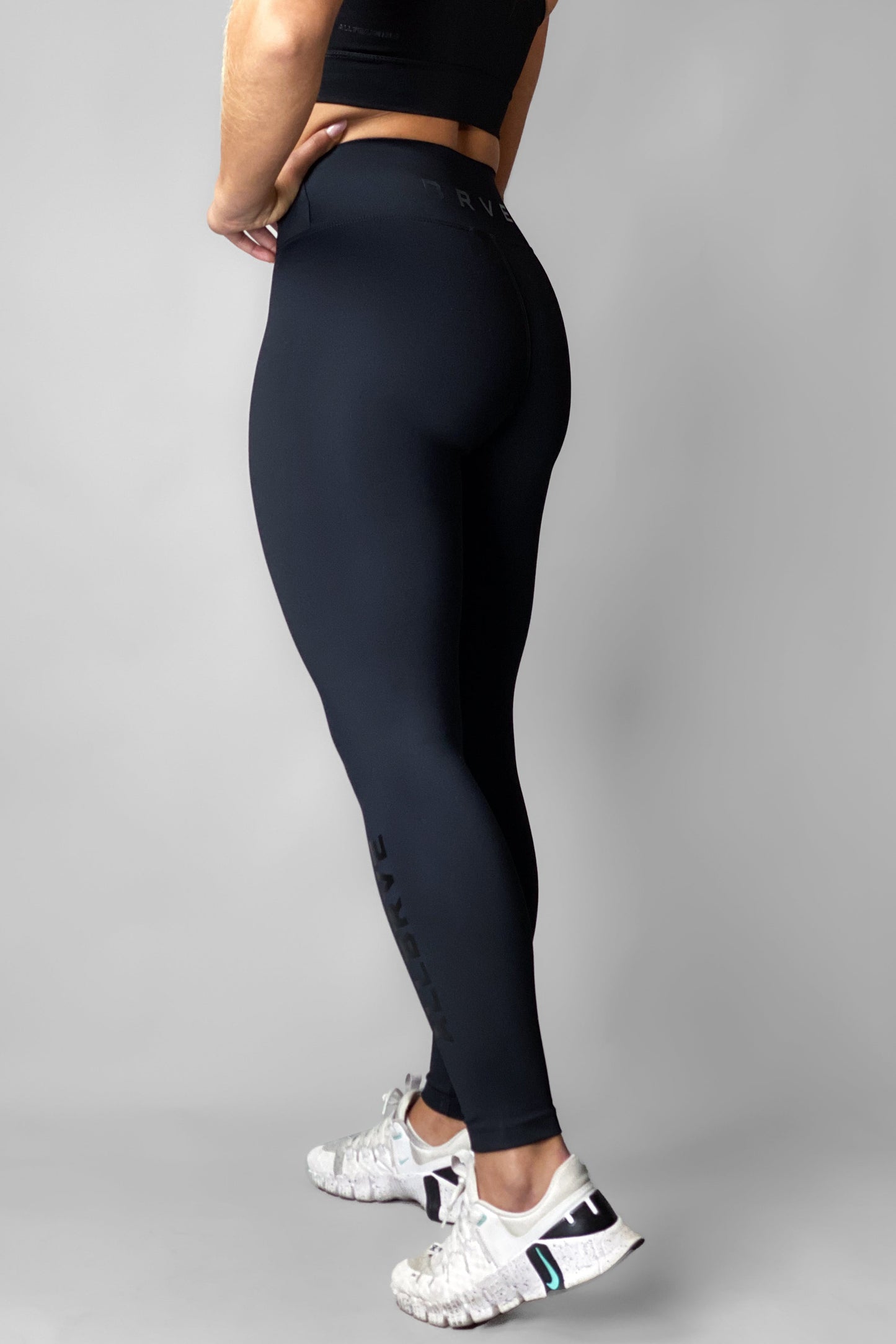 Calça Legging Alltraining Cós Alto Preta Allblack Allbrve