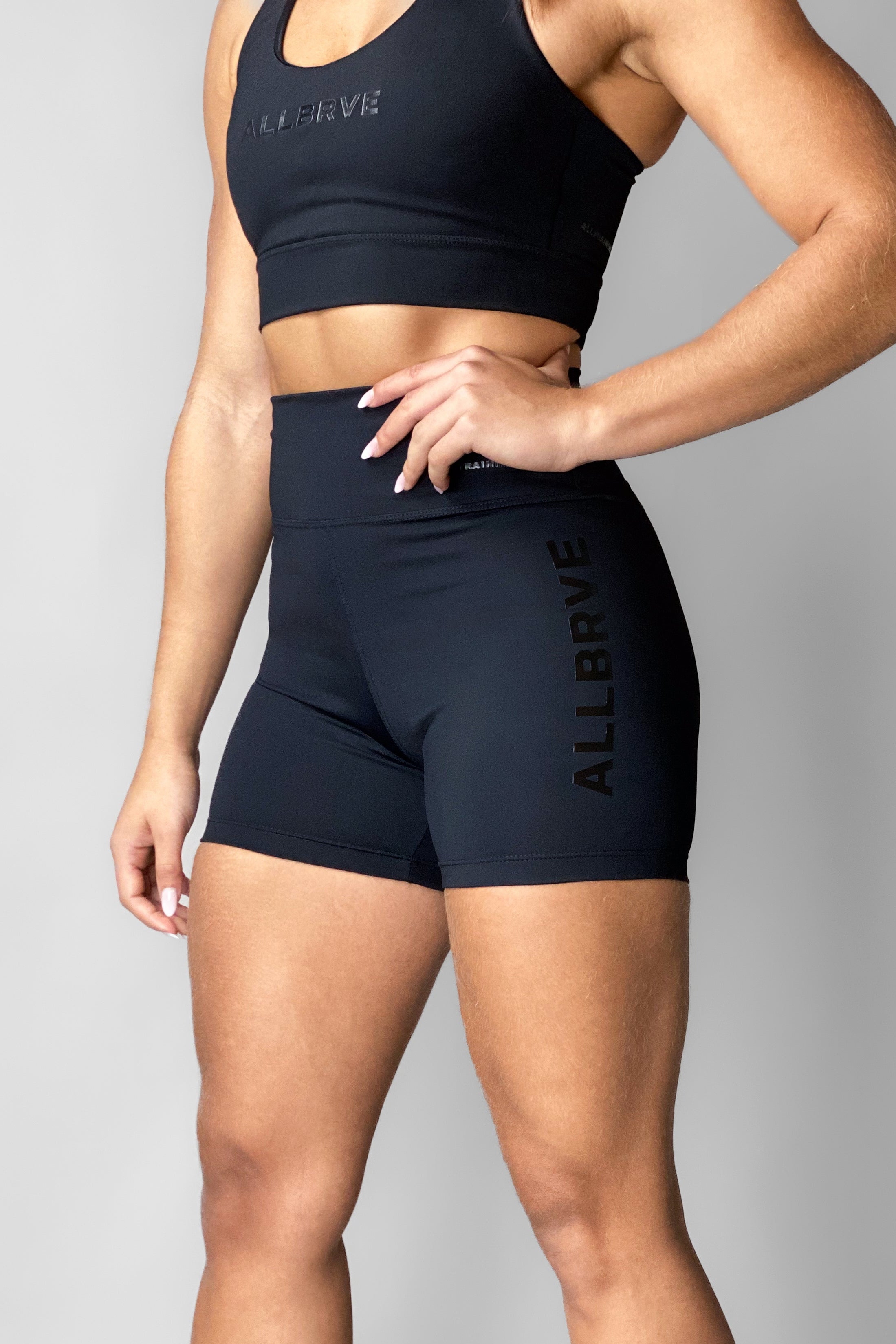 Shorts Feminino Essential Alltraining Preto Allblack Allbrve