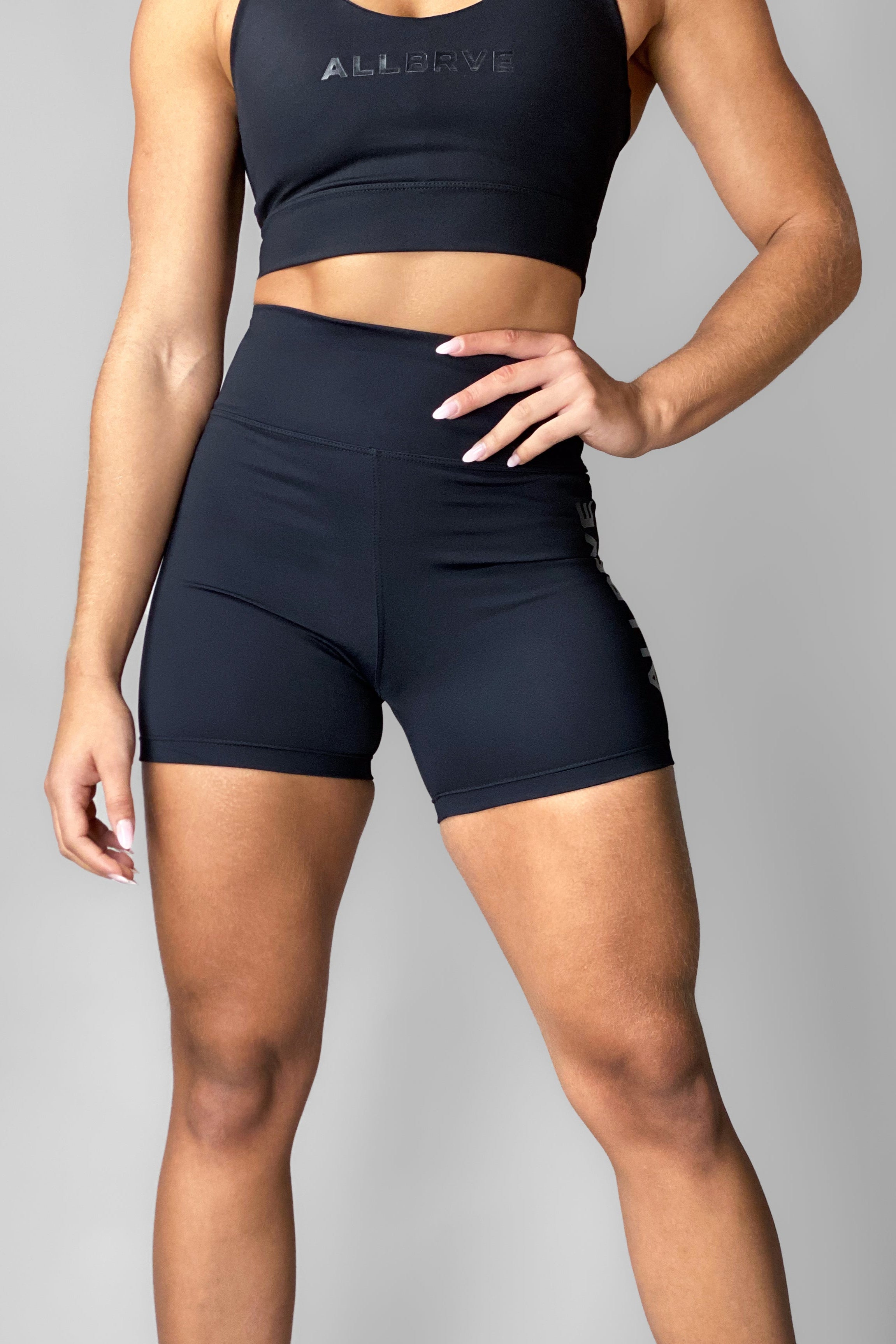 Shorts Feminino Essential Alltraining Preto Allblack Allbrve