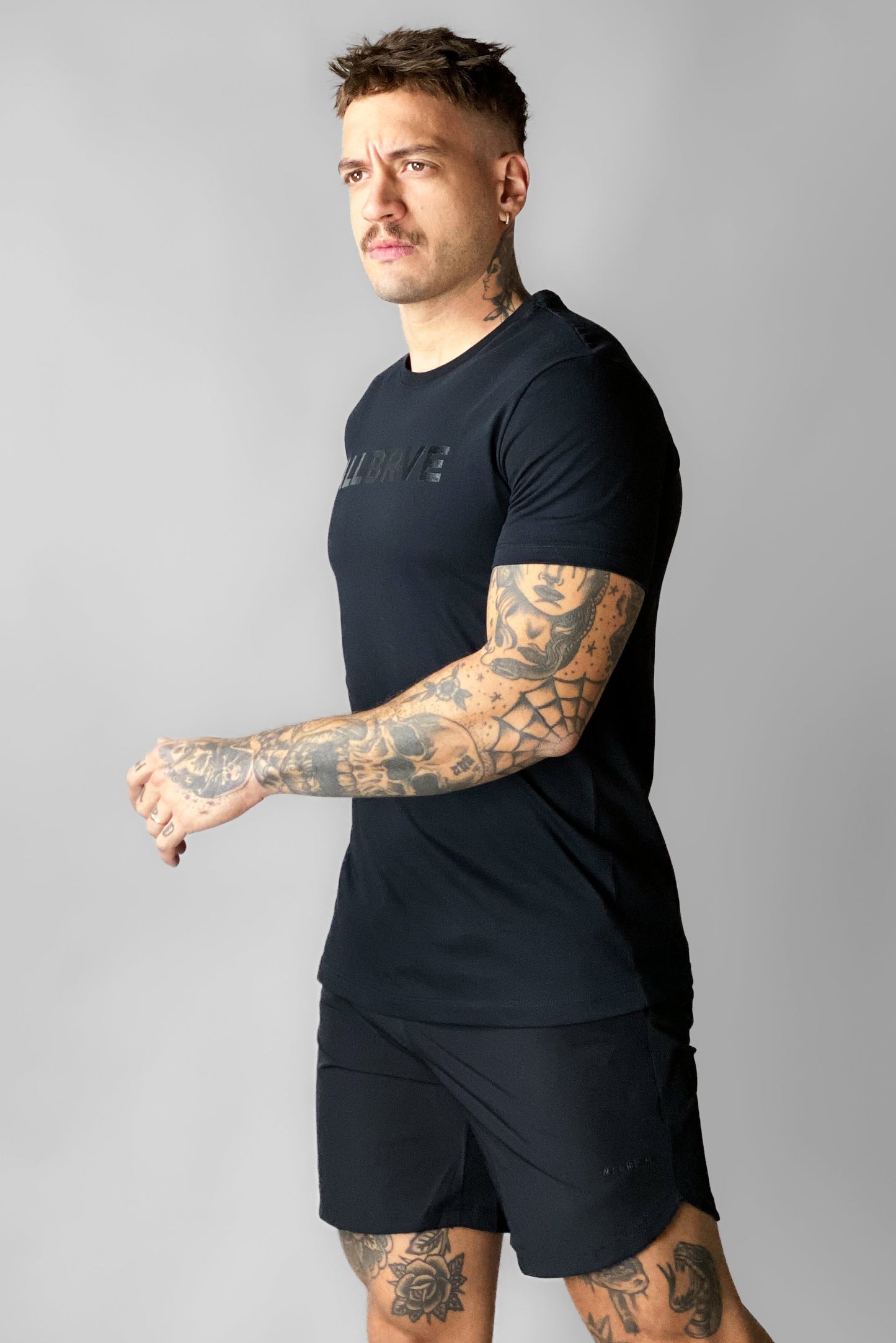 Camiseta Masculina Preta Allblack Allbrve