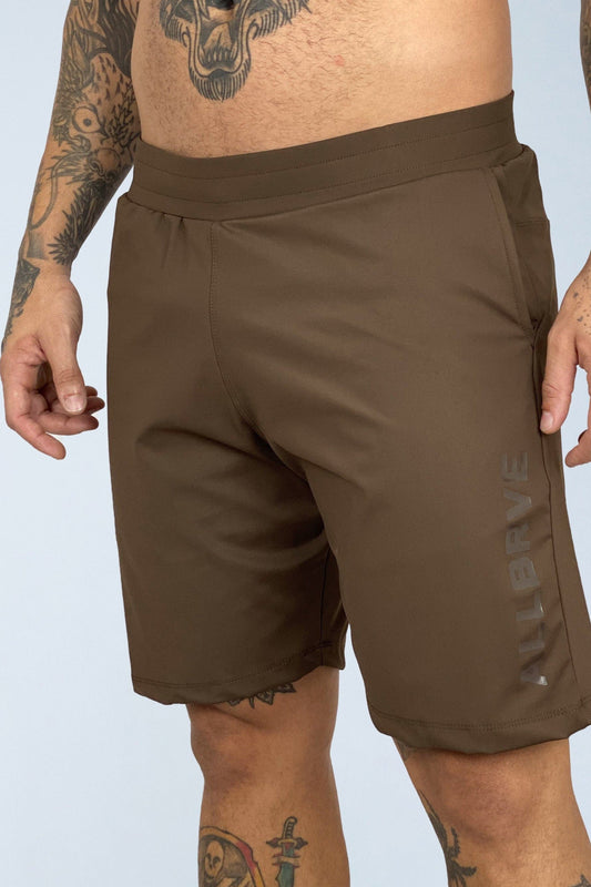 Shorts Masculino AllTraining Marrom Terra Allbrve