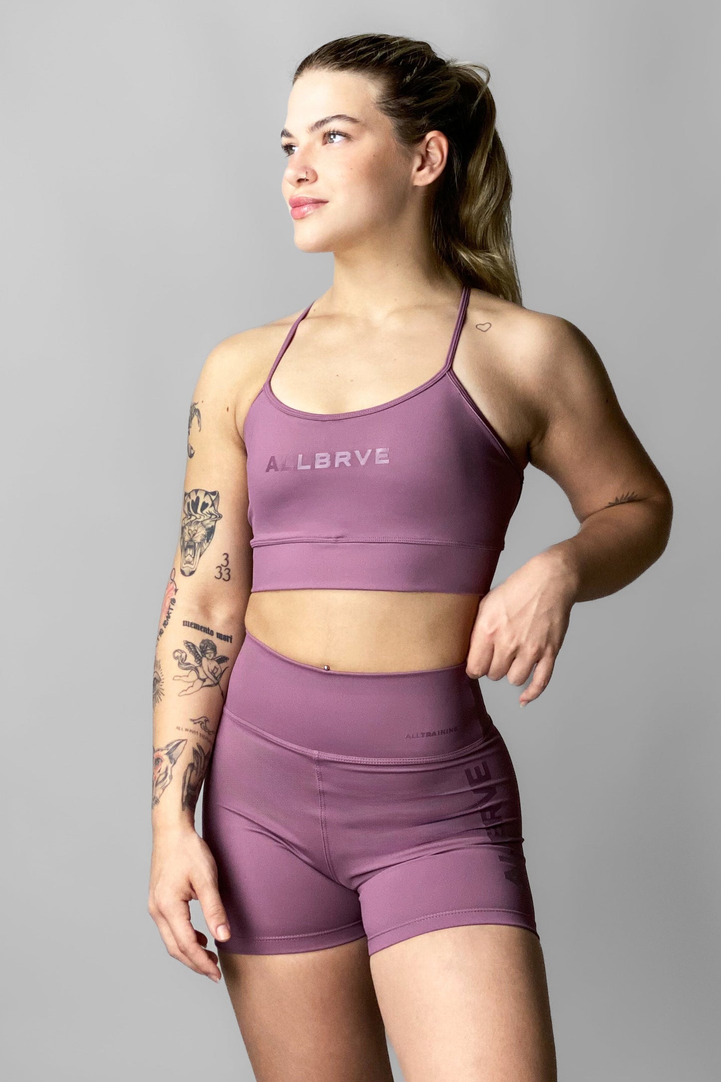Shorts Feminino Alltraining Essential Rosa Matte ALLBRVE