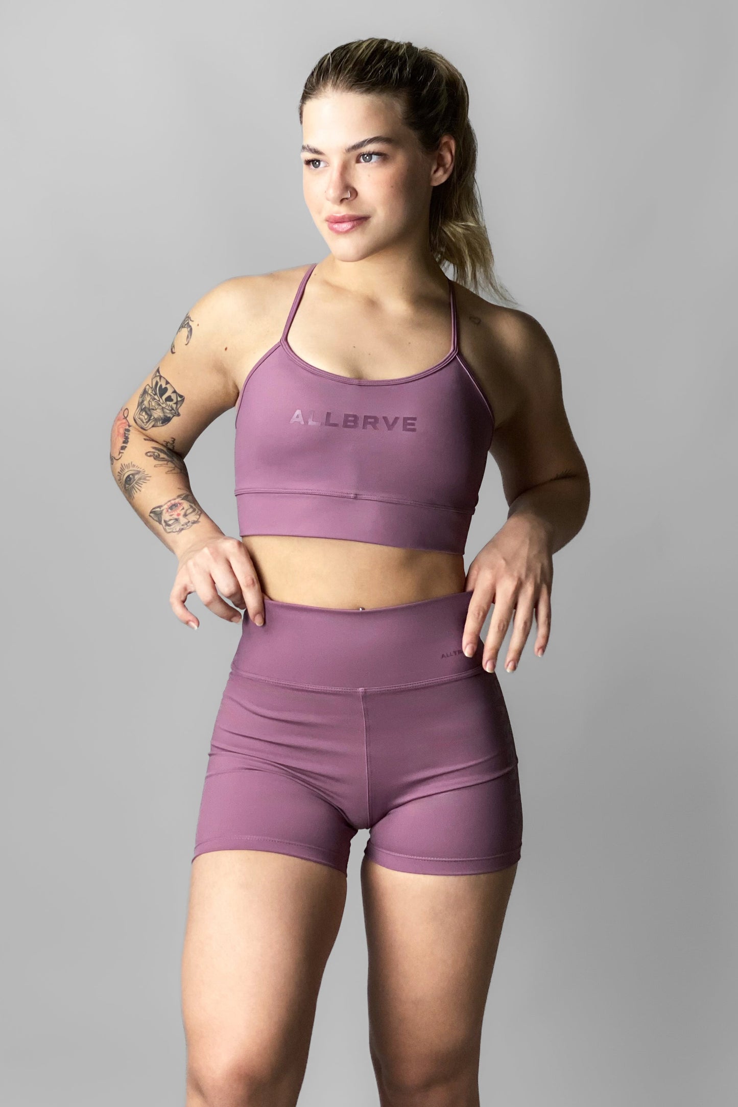 Top Feminino Alltraining Act Rosa Matte ALLBRVE