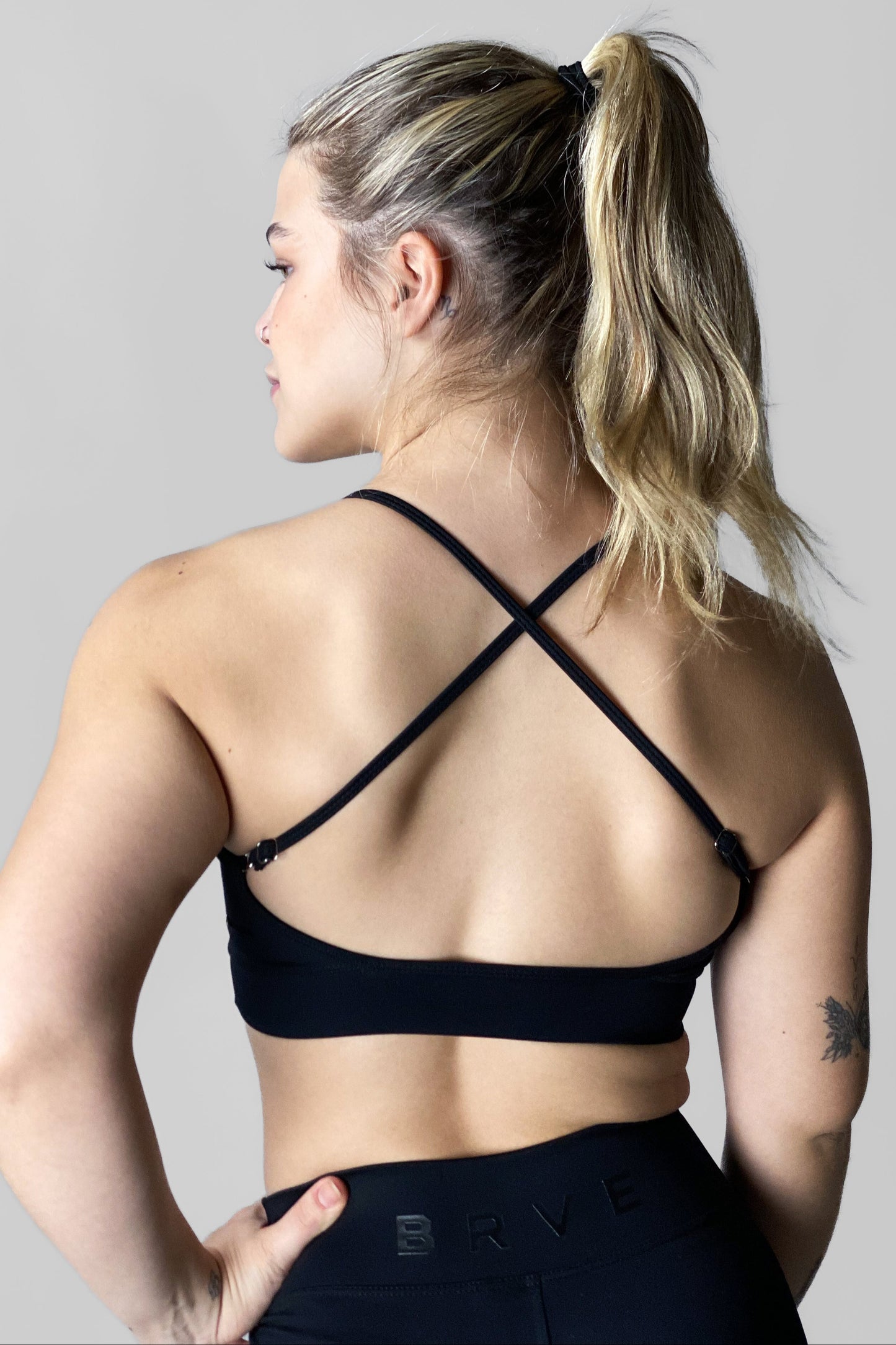 Top Feminino Act  Preto Alltraining Allblack