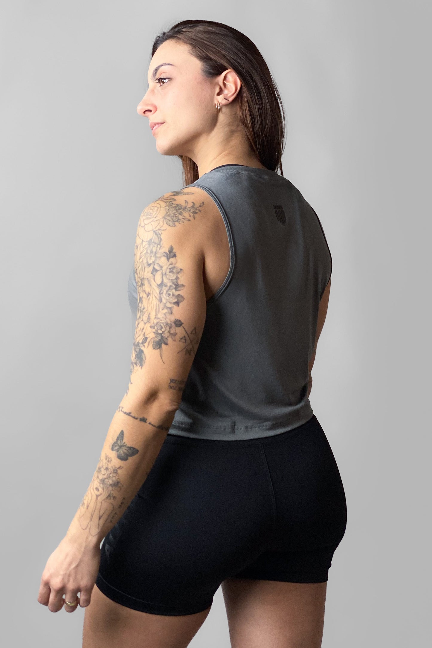 Regata Cropped Cinza Urban Zero3Pro