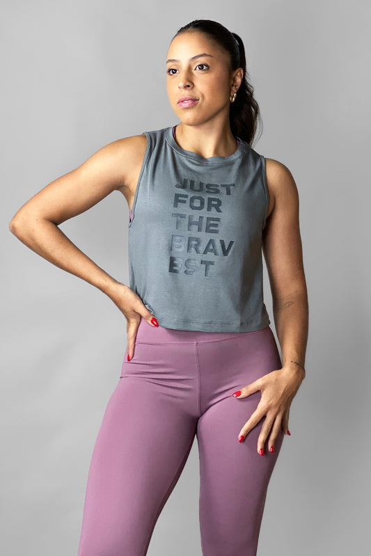 Regata Cropped Cinza Urban JFTB